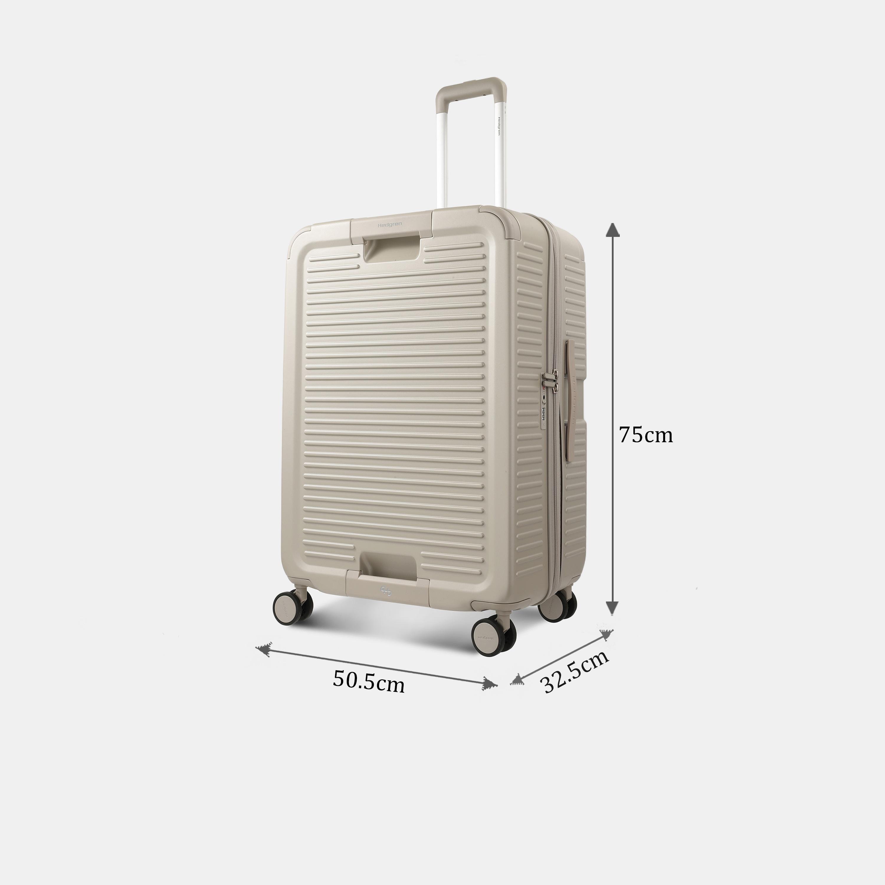 Hedgren Yuno EXP 75 CM Large Check-in Polycarbonate with ABS Hard Sided 4-Wheeler Spinner Trolley Bag with TSA Lock-travel-luggagesandbags-luggage-image-2