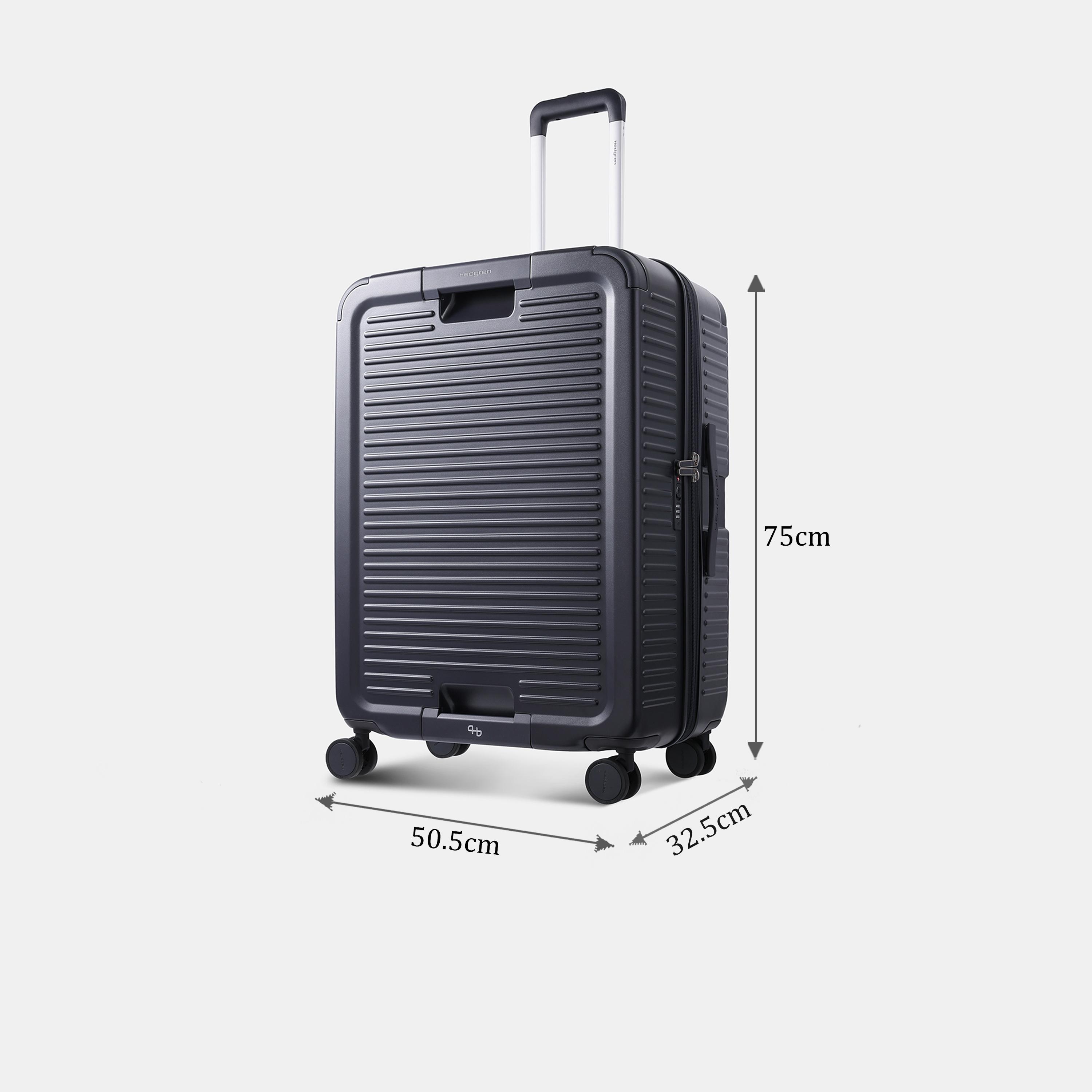 Hedgren Yuno EXP 75 CM Large Check-in Polycarbonate with ABS Hard Sided 4-Wheeler Spinner Trolley Bag with TSA Lock-travel-luggagesandbags-luggage-image-2