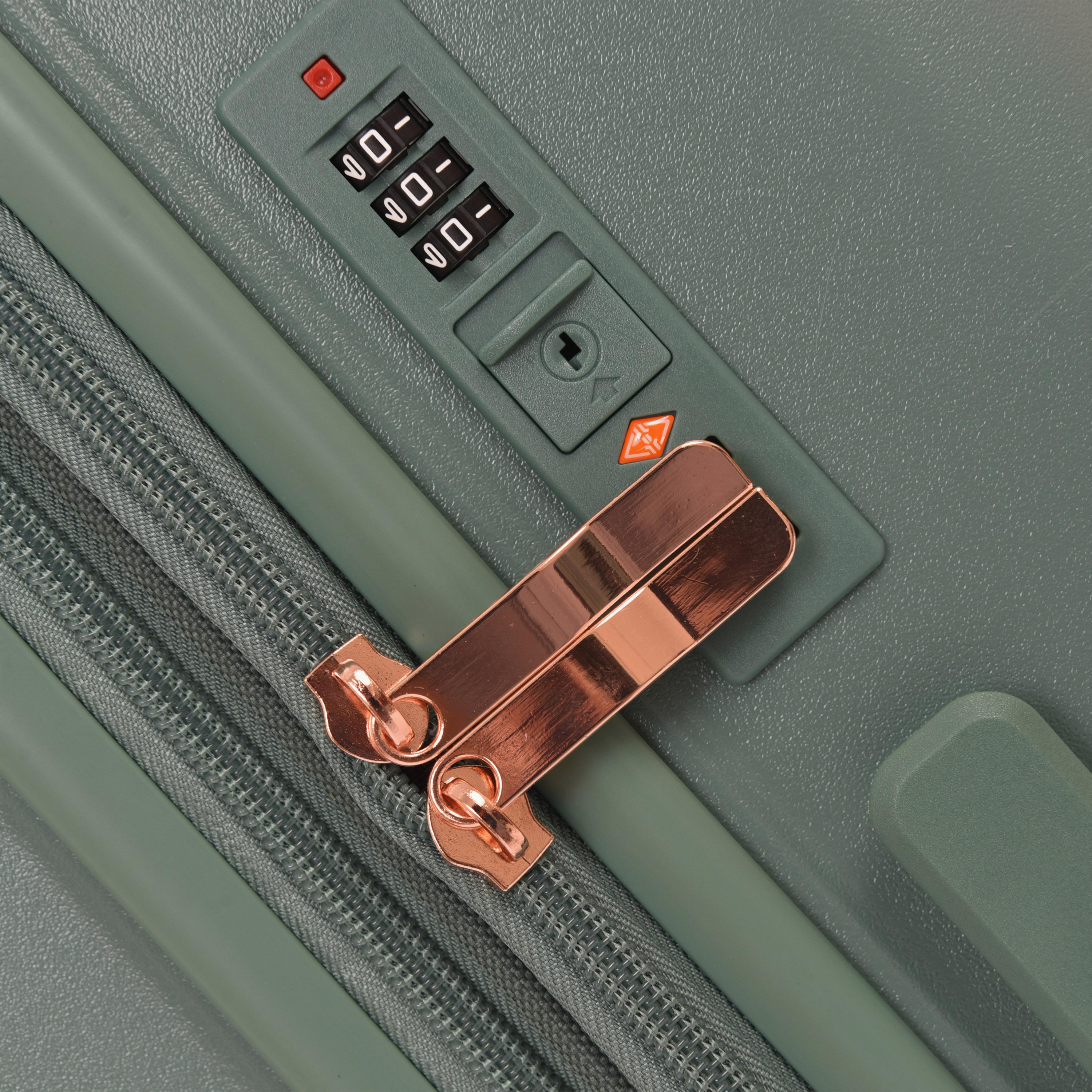 Track Set of 3 ABS Hard-Sided 4-Wheeler Spinner Trolley Bags with Combination Lock-travel-luggagesandbags-luggage-image-10
