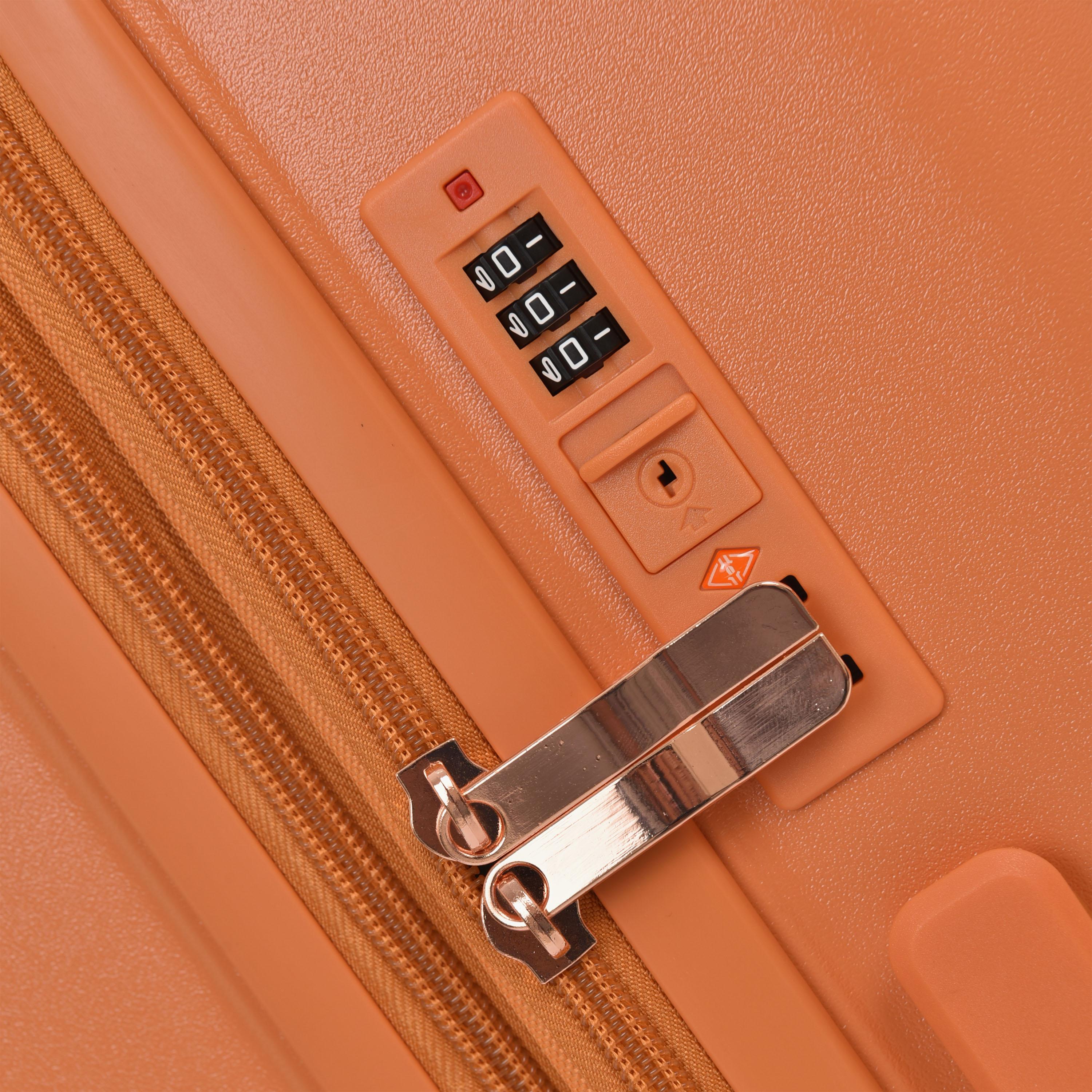 تراك - شنط سفر 3 قطع جوانب صلبة من مادة ABS بأربع عجلات دوارة وقفل برقم سري-travel-luggagesandbags-luggage-image-11
