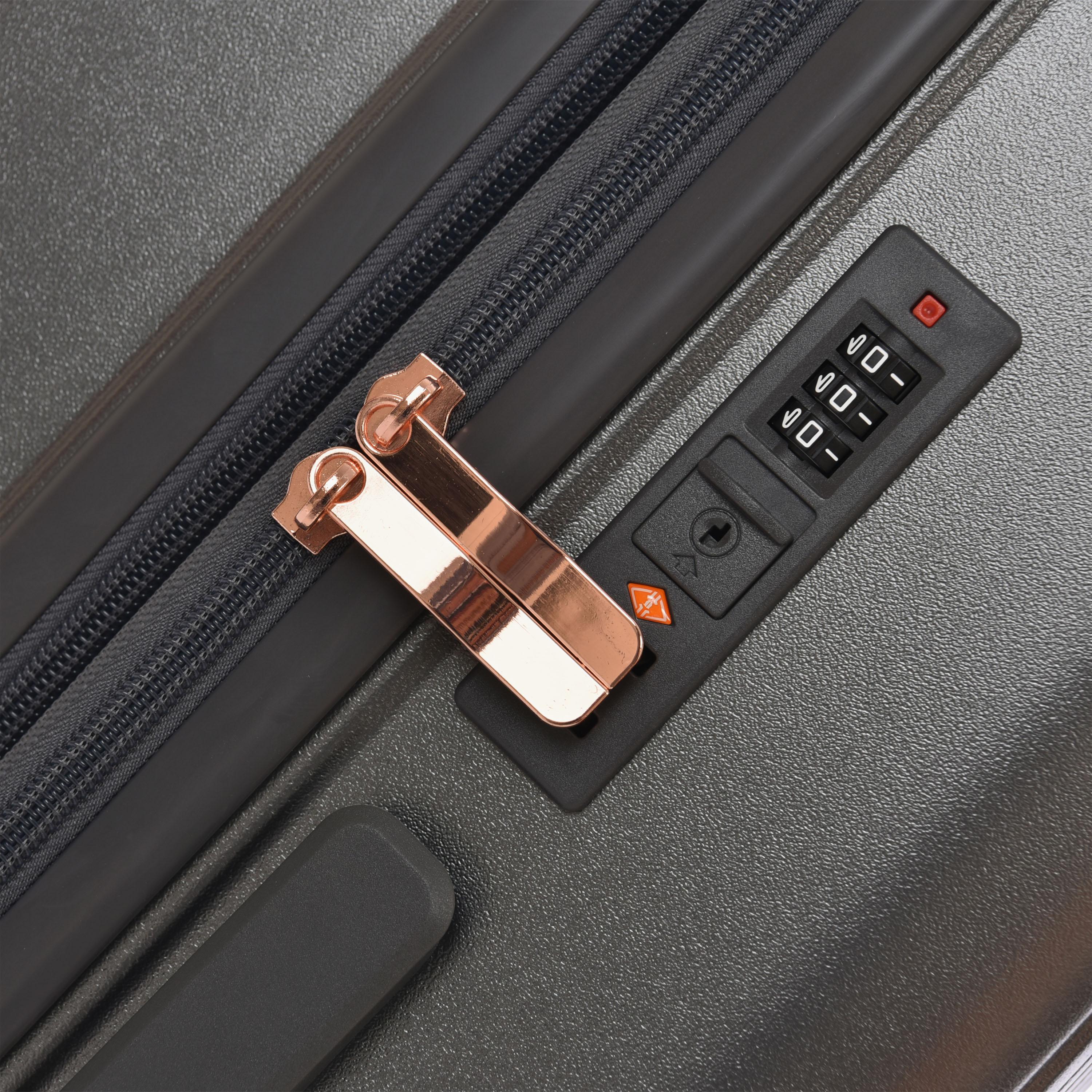 Track Set of 3 ABS Hard-Sided 4-Wheeler Spinner Trolley Bags with Combination Lock-travel-luggagesandbags-luggage-image-11