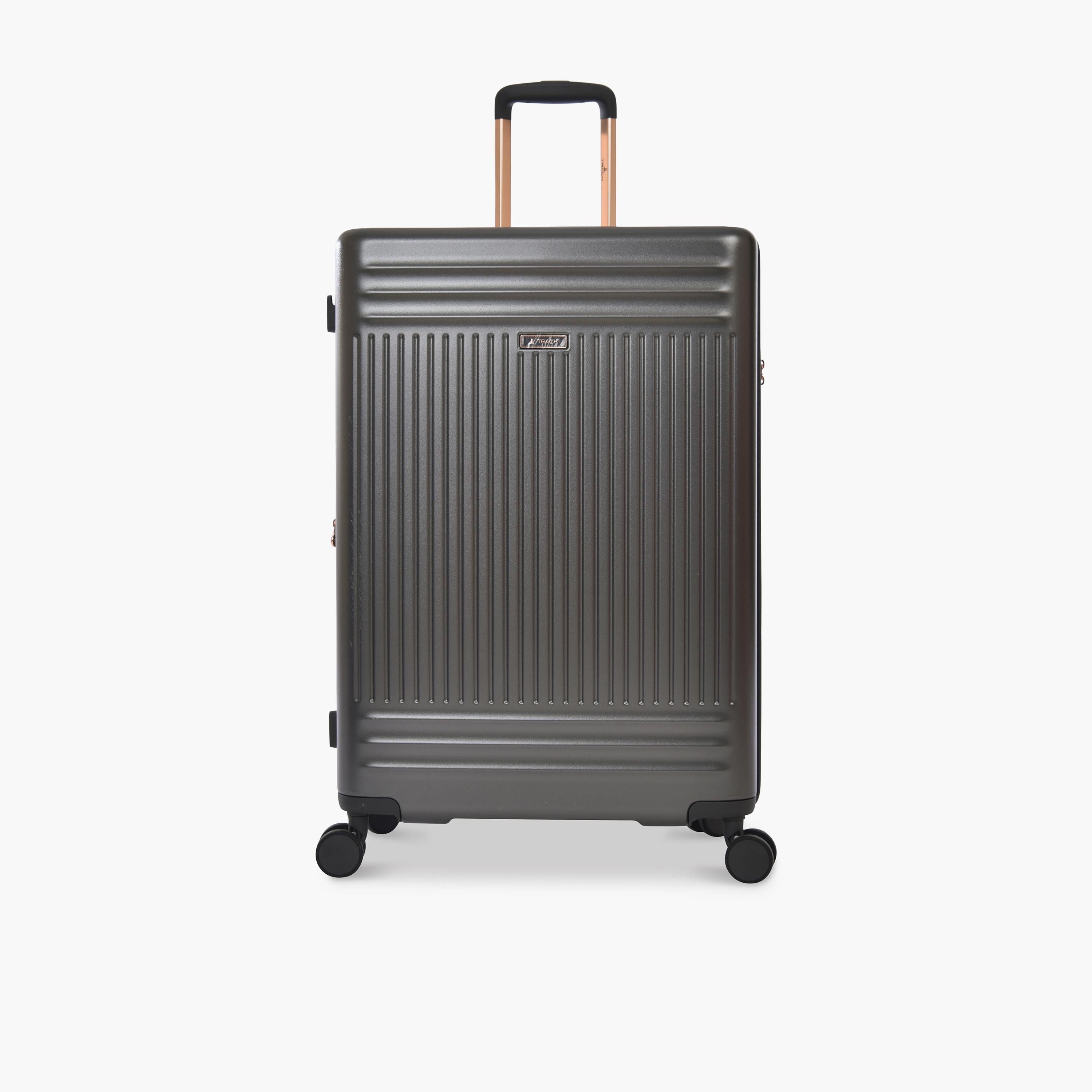 Track Set of 3 ABS Hard-Sided 4-Wheeler Spinner Trolley Bags with Combination Lock-travel-luggagesandbags-luggage-image-4