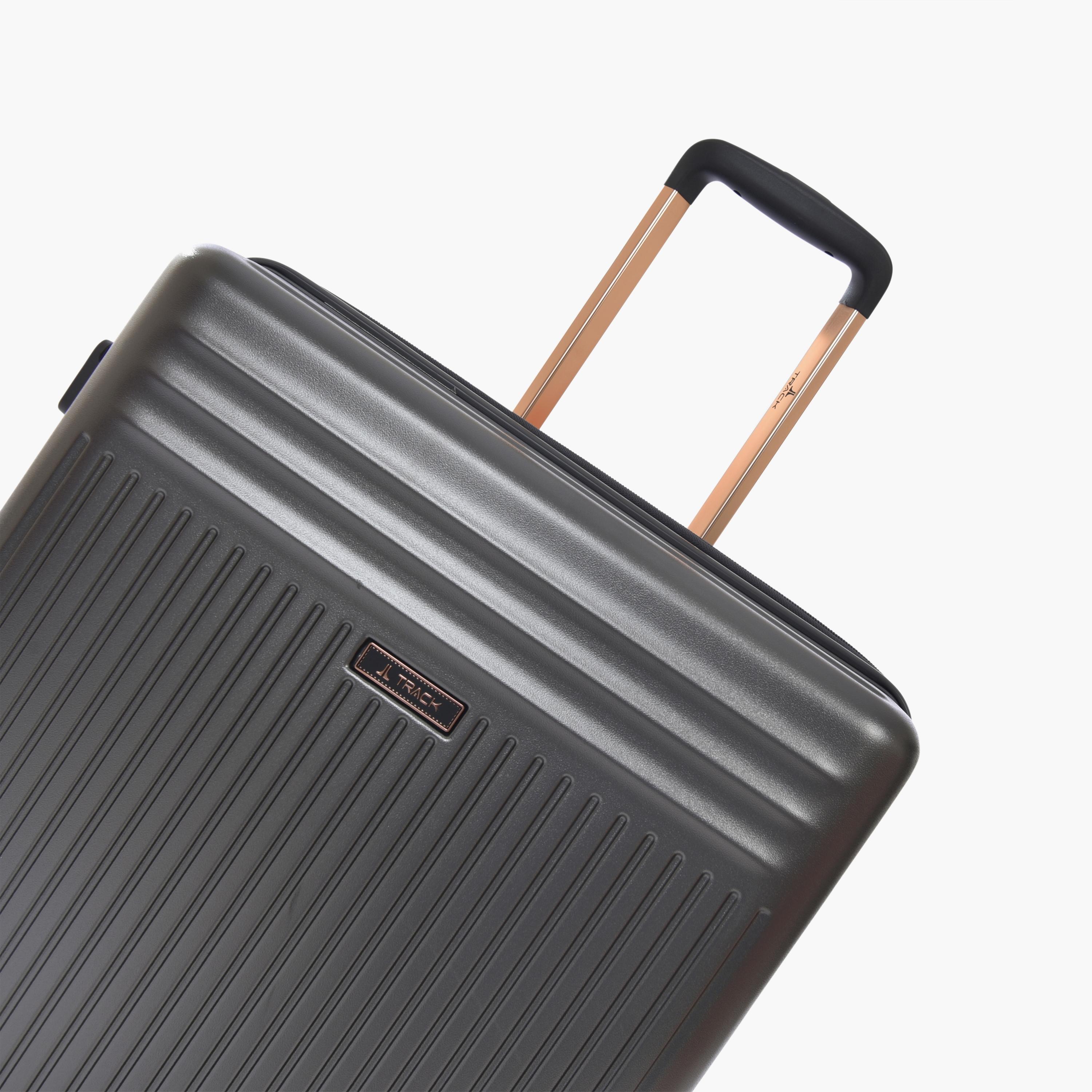 Track Set of 3 ABS Hard-Sided 4-Wheeler Spinner Trolley Bags with Combination Lock-travel-luggagesandbags-luggage-image-5