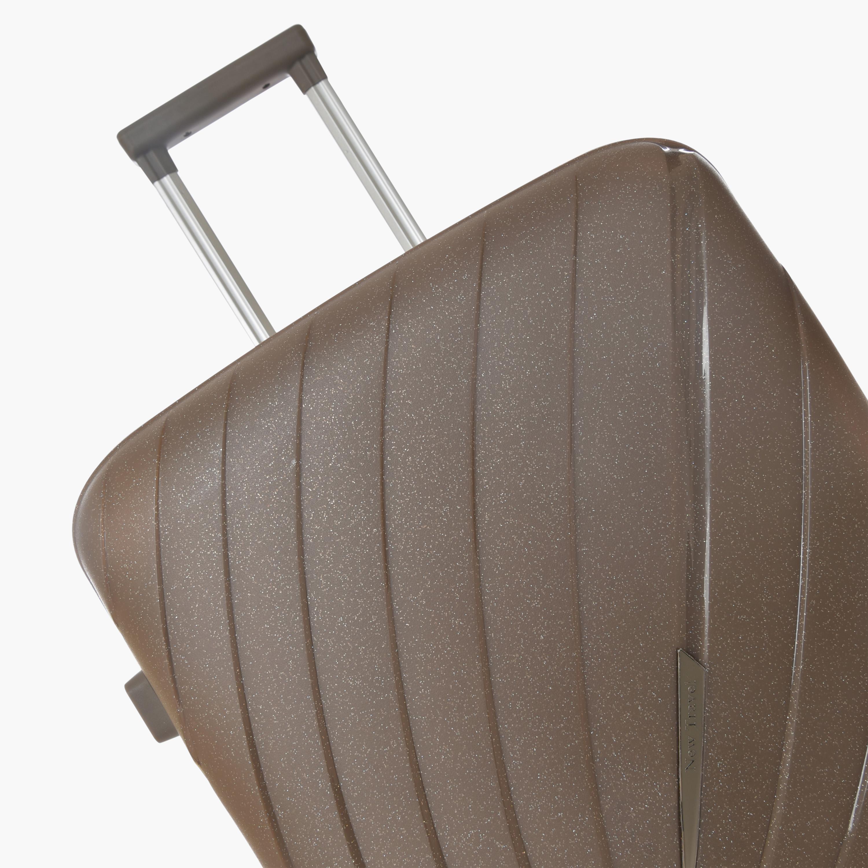 New Travel Set of 4 Polypropylene Hard-Sided 4-Wheeler Spinner Trolley Bags with Combination Lock-travel-luggagesandbags-luggage-image-10