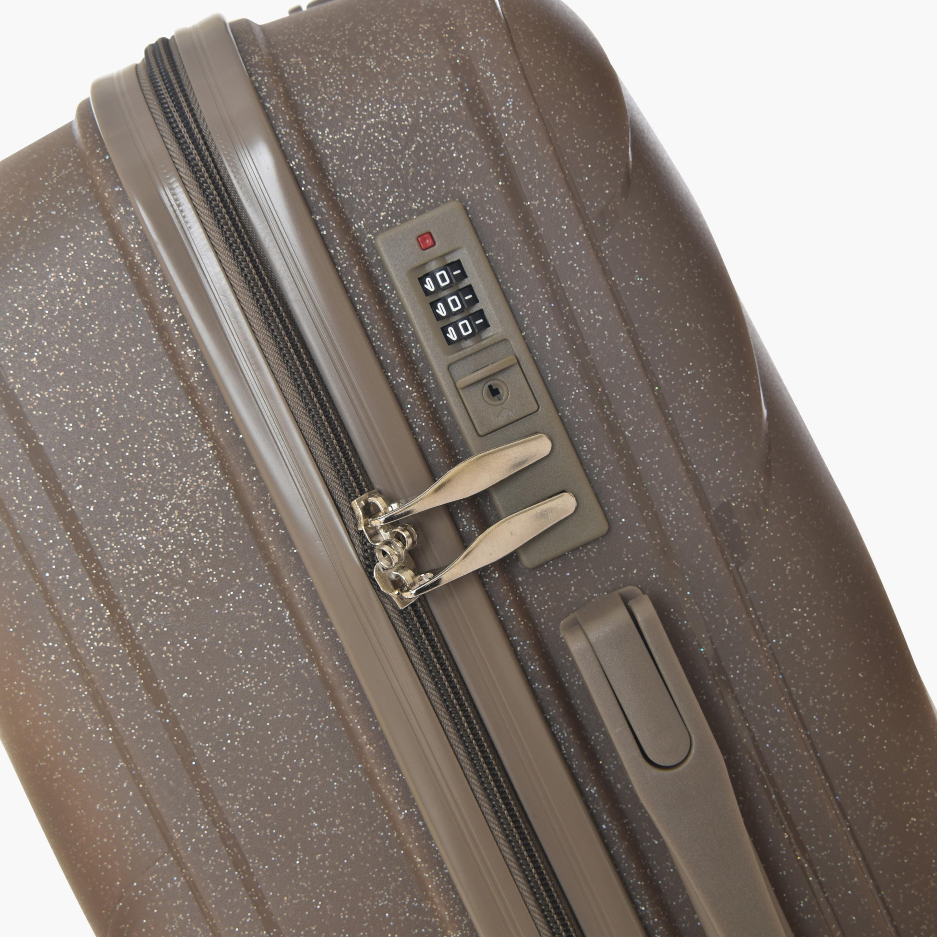 New Travel Set of 4 Polypropylene Hard-Sided 4-Wheeler Spinner Trolley Bags with Combination Lock-travel-luggagesandbags-luggage-image-12