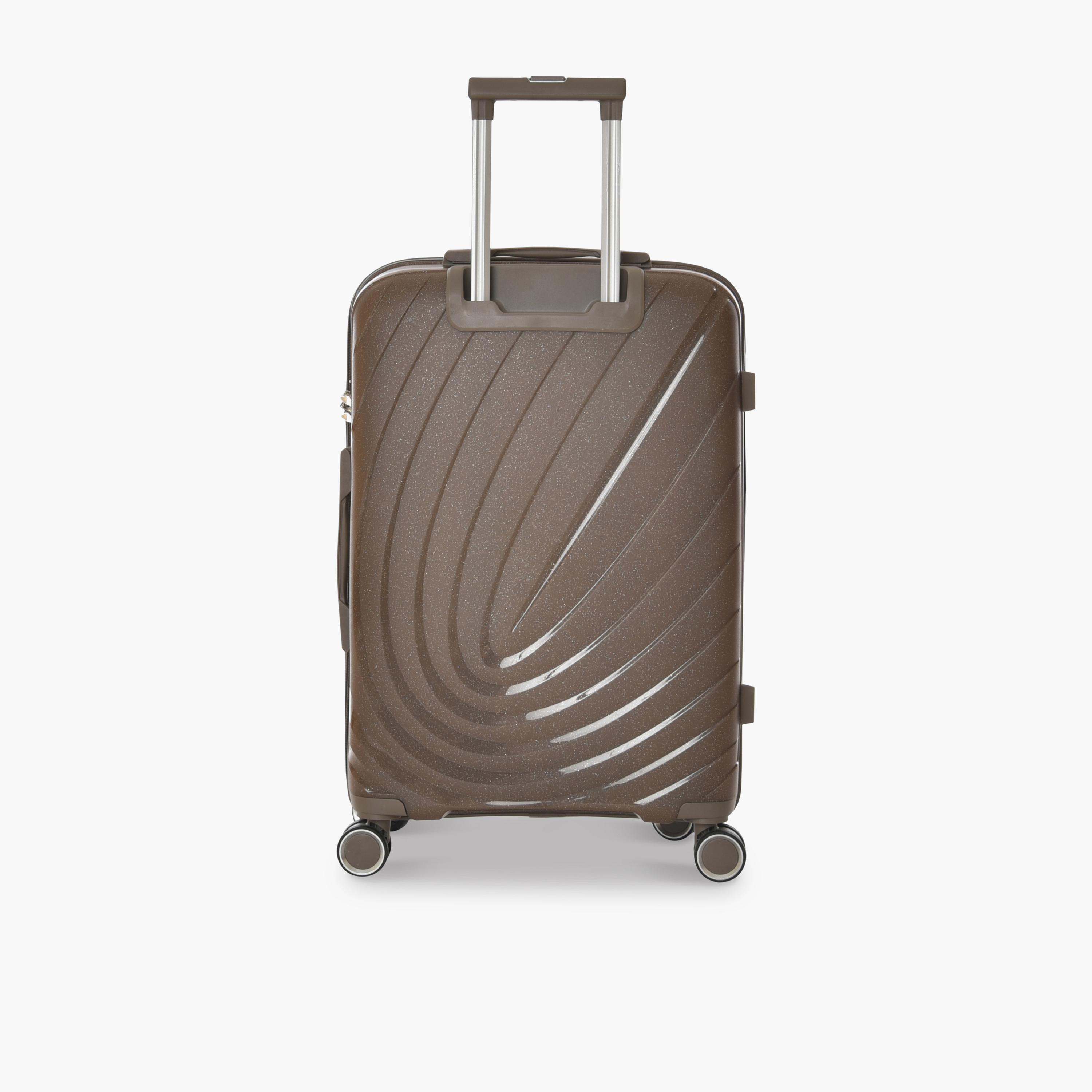 New Travel Set of 4 Polypropylene Hard-Sided 4-Wheeler Spinner Trolley Bags with Combination Lock-travel-luggagesandbags-luggage-image-5