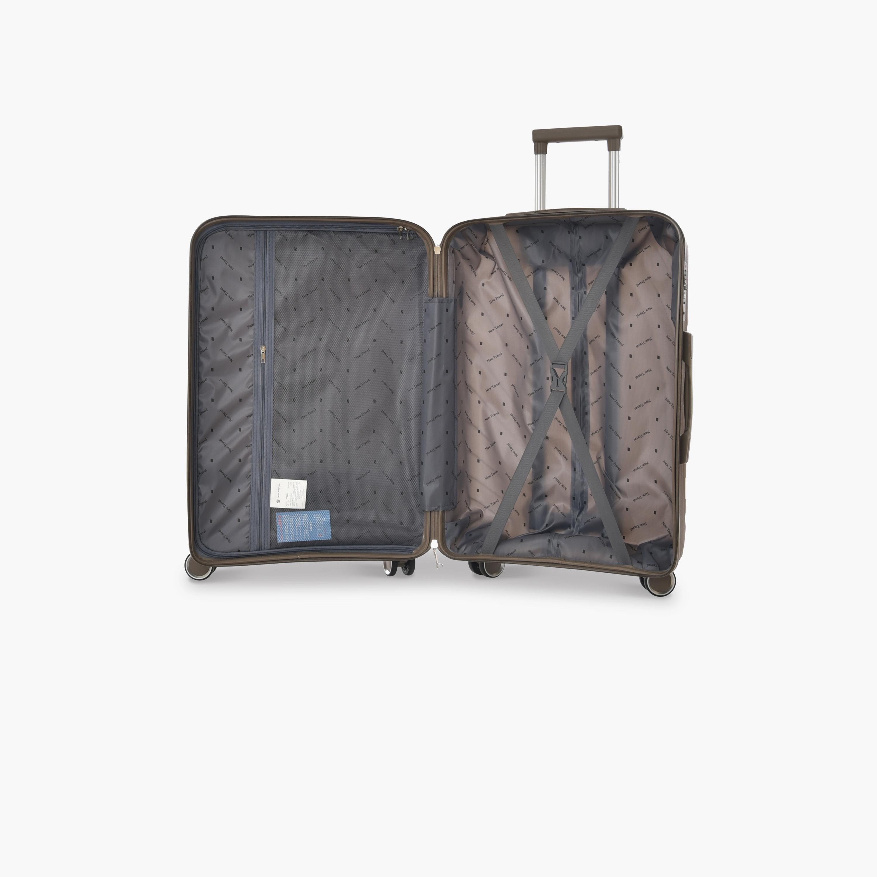 New Travel Set of 4 Polypropylene Hard-Sided 4-Wheeler Spinner Trolley Bags with Combination Lock-travel-luggagesandbags-luggage-image-6
