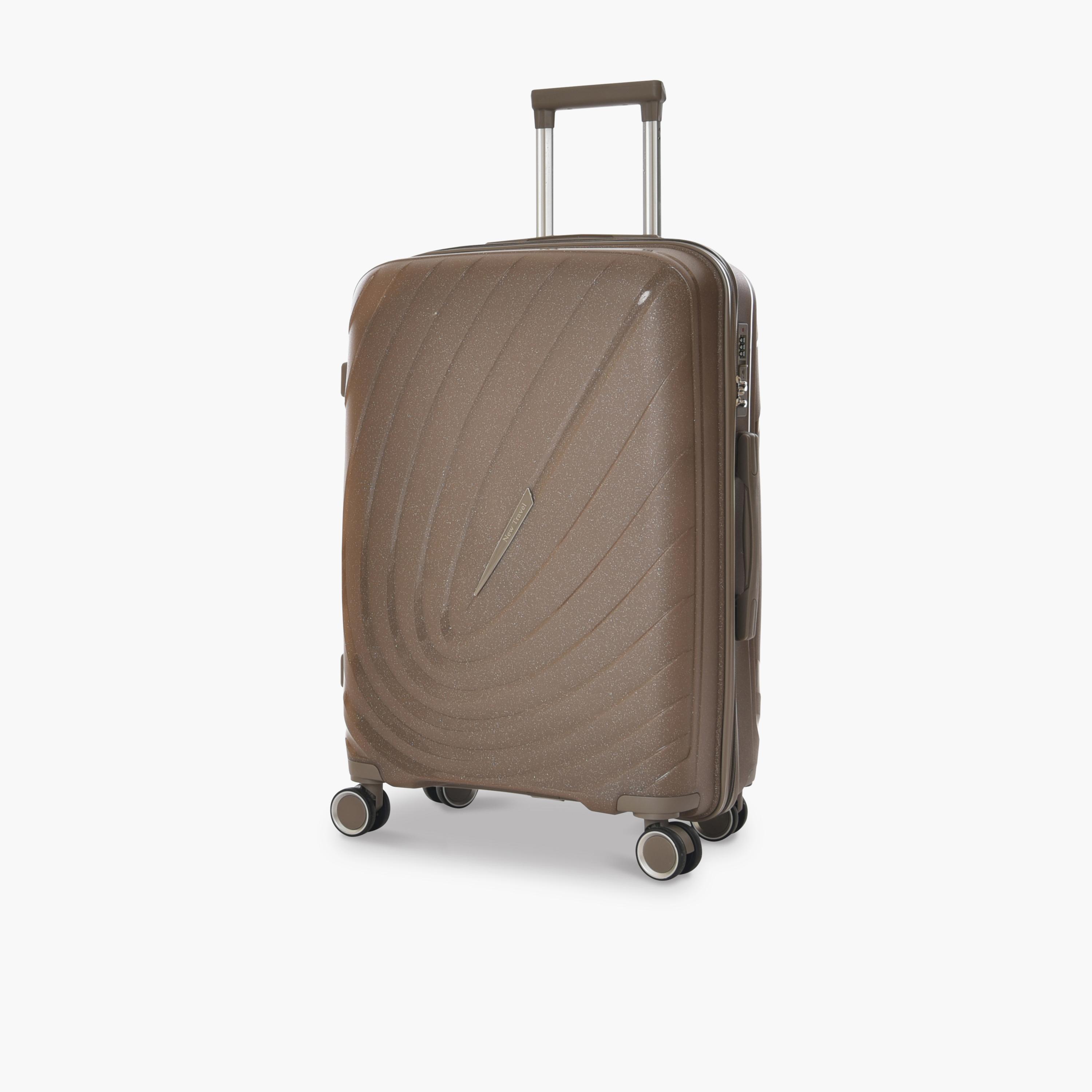 New Travel Set of 4 Polypropylene Hard-Sided 4-Wheeler Spinner Trolley Bags with Combination Lock-travel-luggagesandbags-luggage-image-8