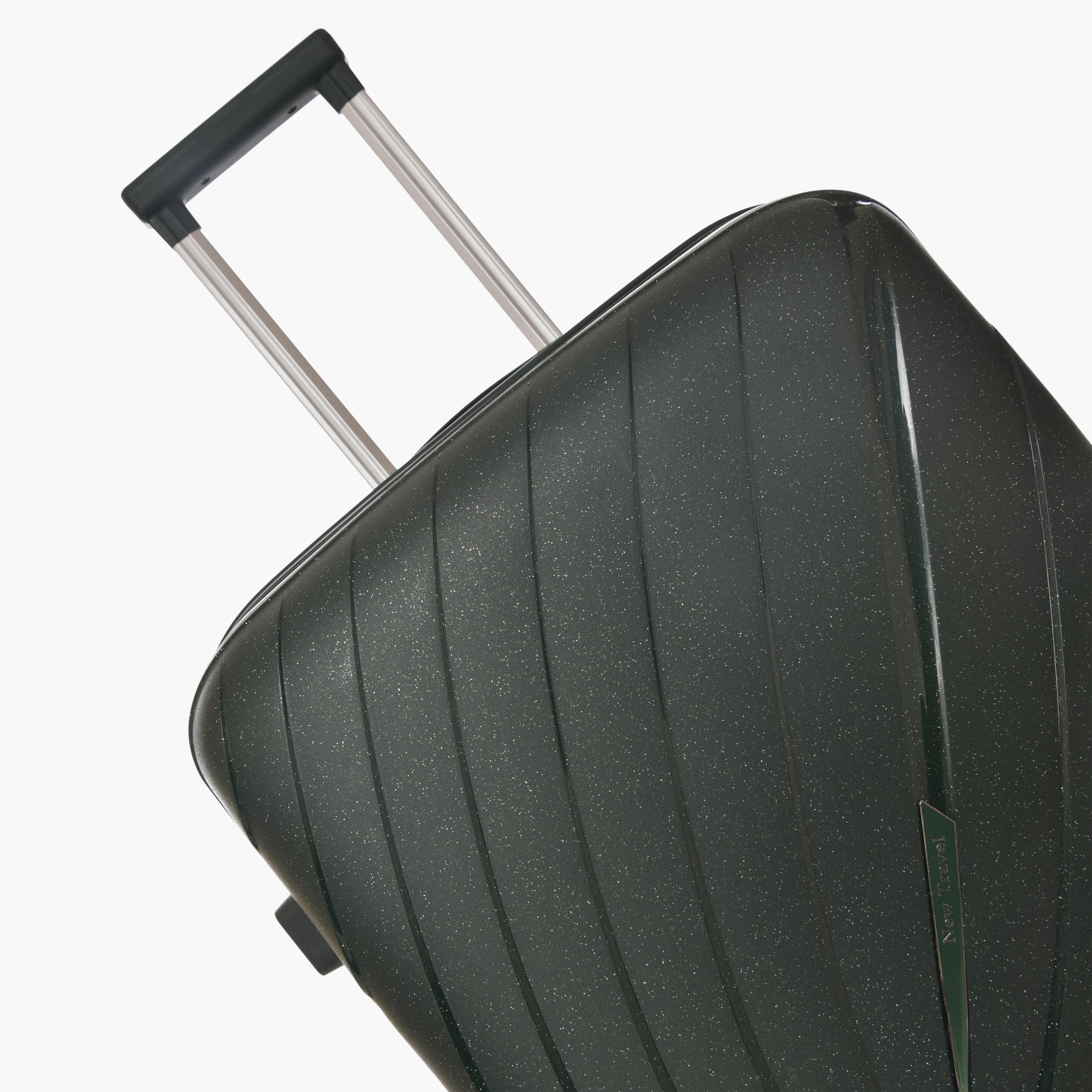 New Travel Set of 4 Polypropylene Hard-Sided 4-Wheeler Spinner Trolley Bags with Combination Lock-travel-luggagesandbags-luggage-image-10