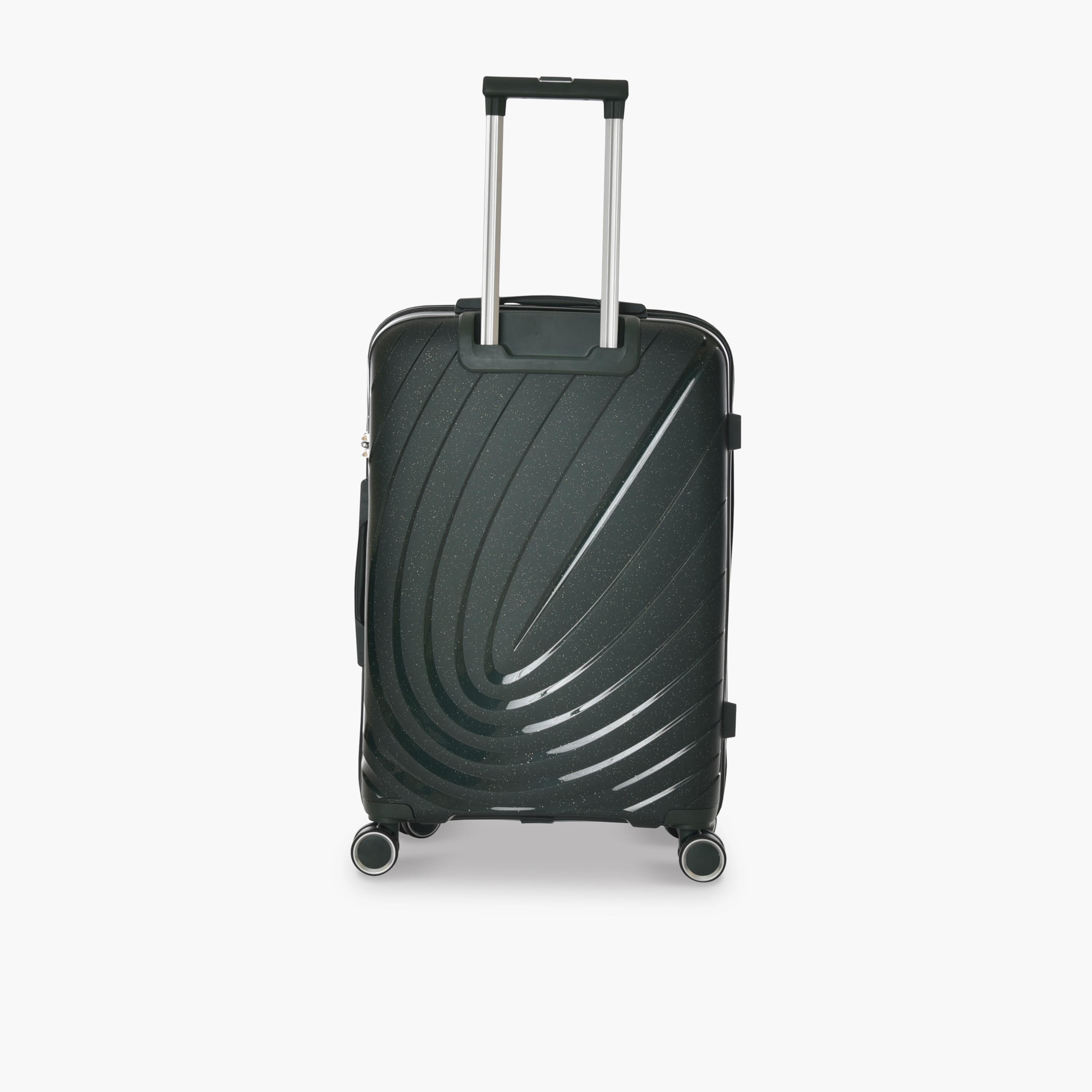 New Travel Set of 4 Polypropylene Hard-Sided 4-Wheeler Spinner Trolley Bags with Combination Lock-travel-luggagesandbags-luggage-image-5