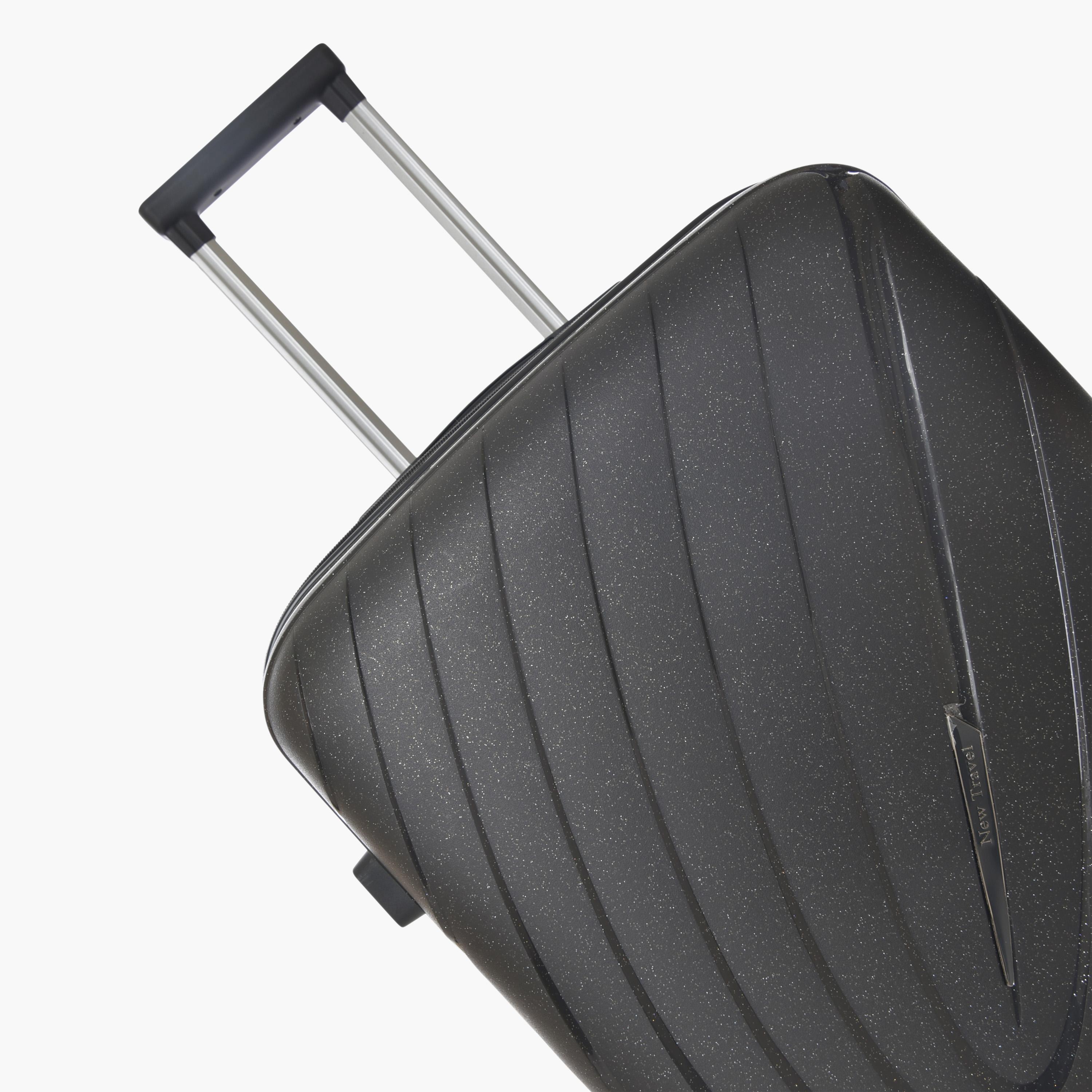 New Travel Set of 4 Polypropylene Hard-Sided 4-Wheeler Spinner Trolley Bags with Combination Lock-travel-luggagesandbags-luggage-image-10