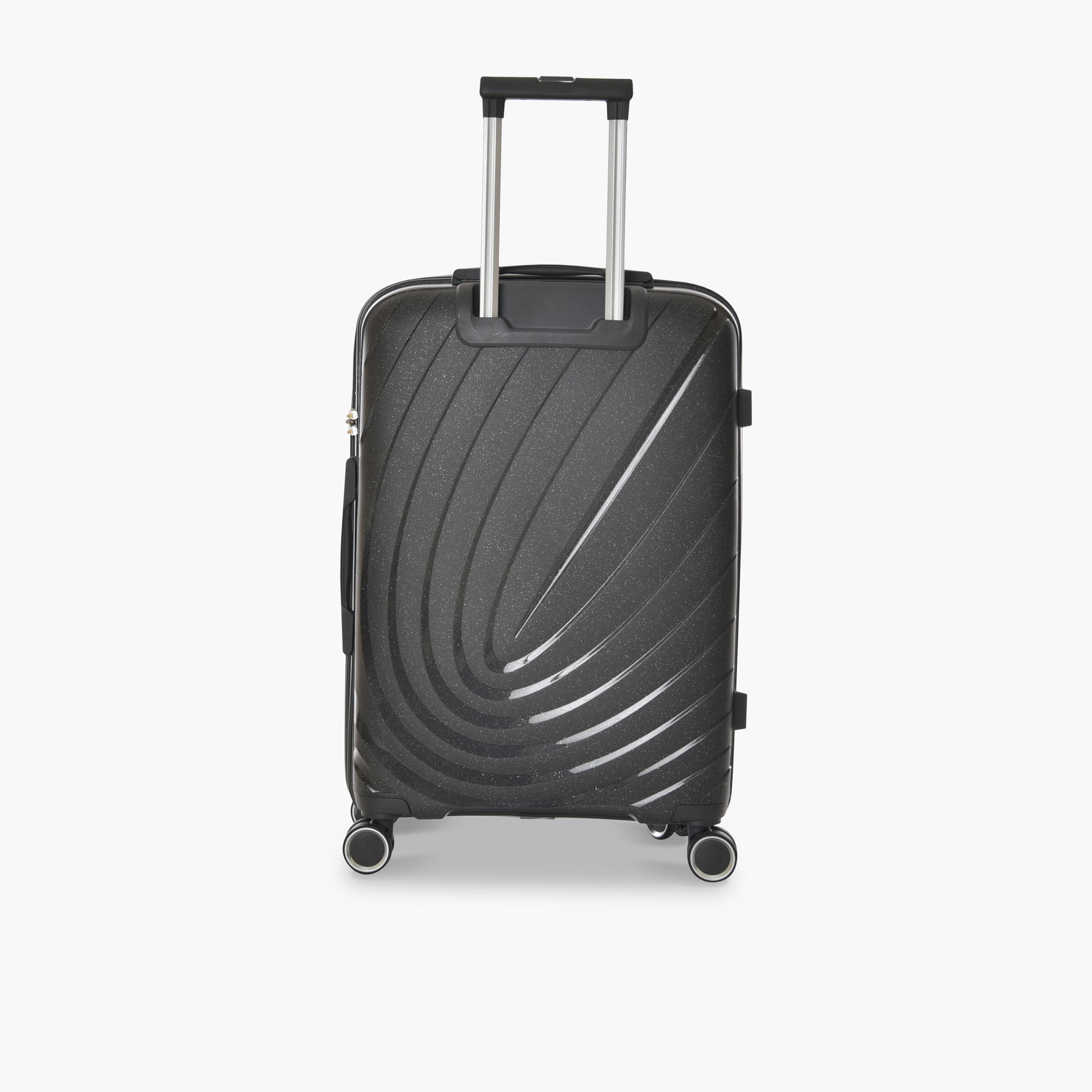 New Travel Set of 4 Polypropylene Hard-Sided 4-Wheeler Spinner Trolley Bags with Combination Lock-travel-luggagesandbags-luggage-image-5