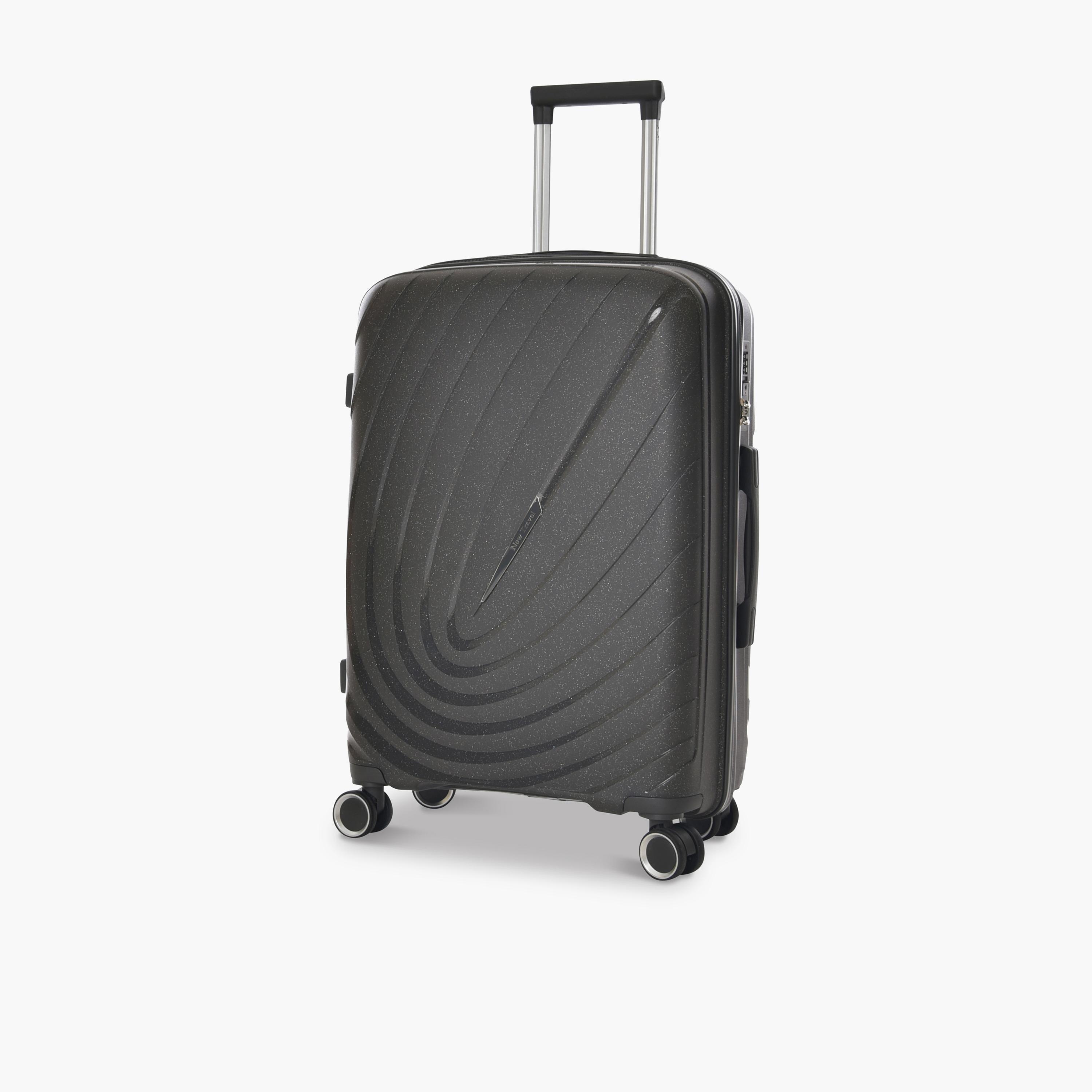 New Travel Set of 4 Polypropylene Hard-Sided 4-Wheeler Spinner Trolley Bags with Combination Lock-travel-luggagesandbags-luggage-image-8