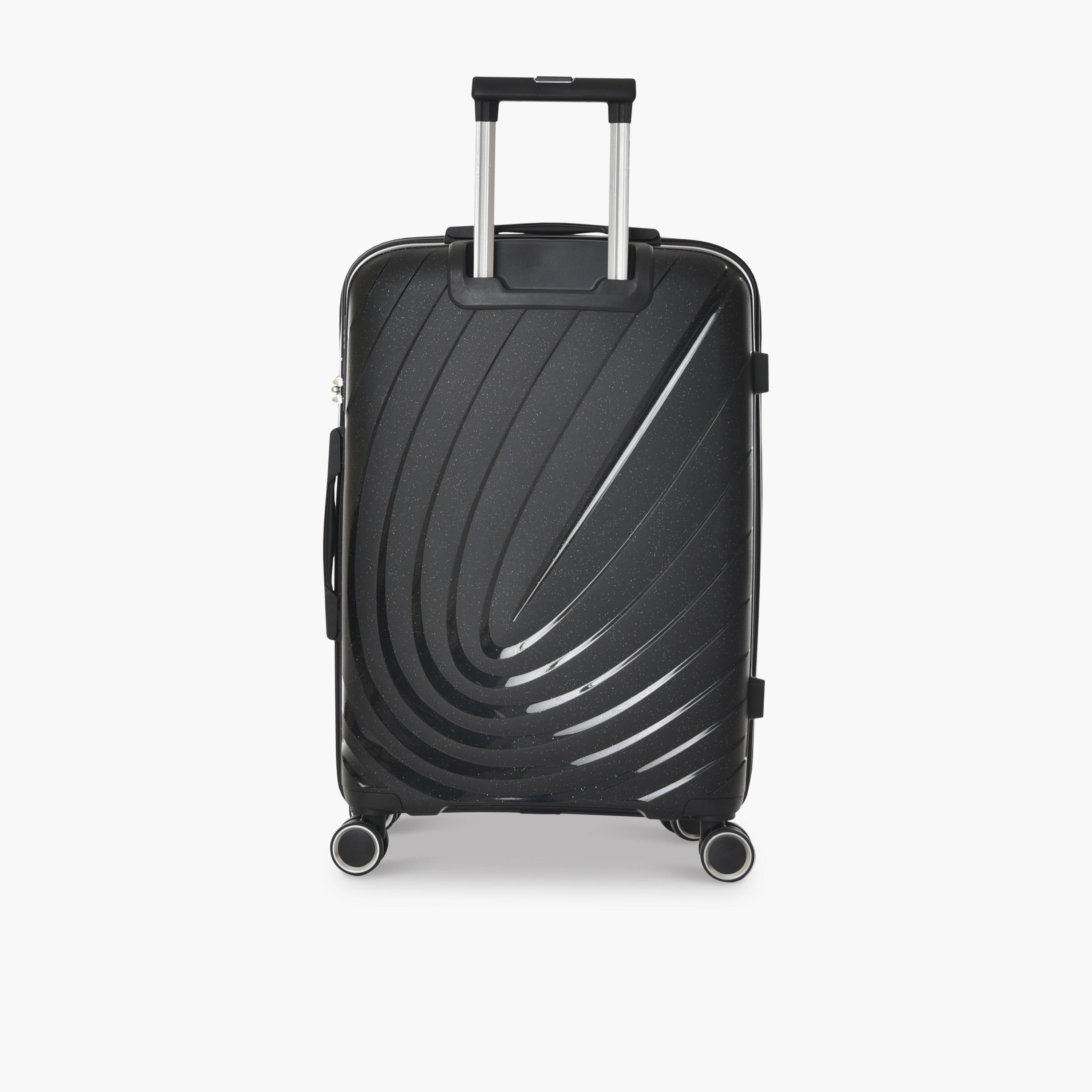 New Travel Set of 4 Polypropylene Hard-Sided 4-Wheeler Spinner Trolley Bags with Combination Lock-travel-luggagesandbags-luggage-image-5