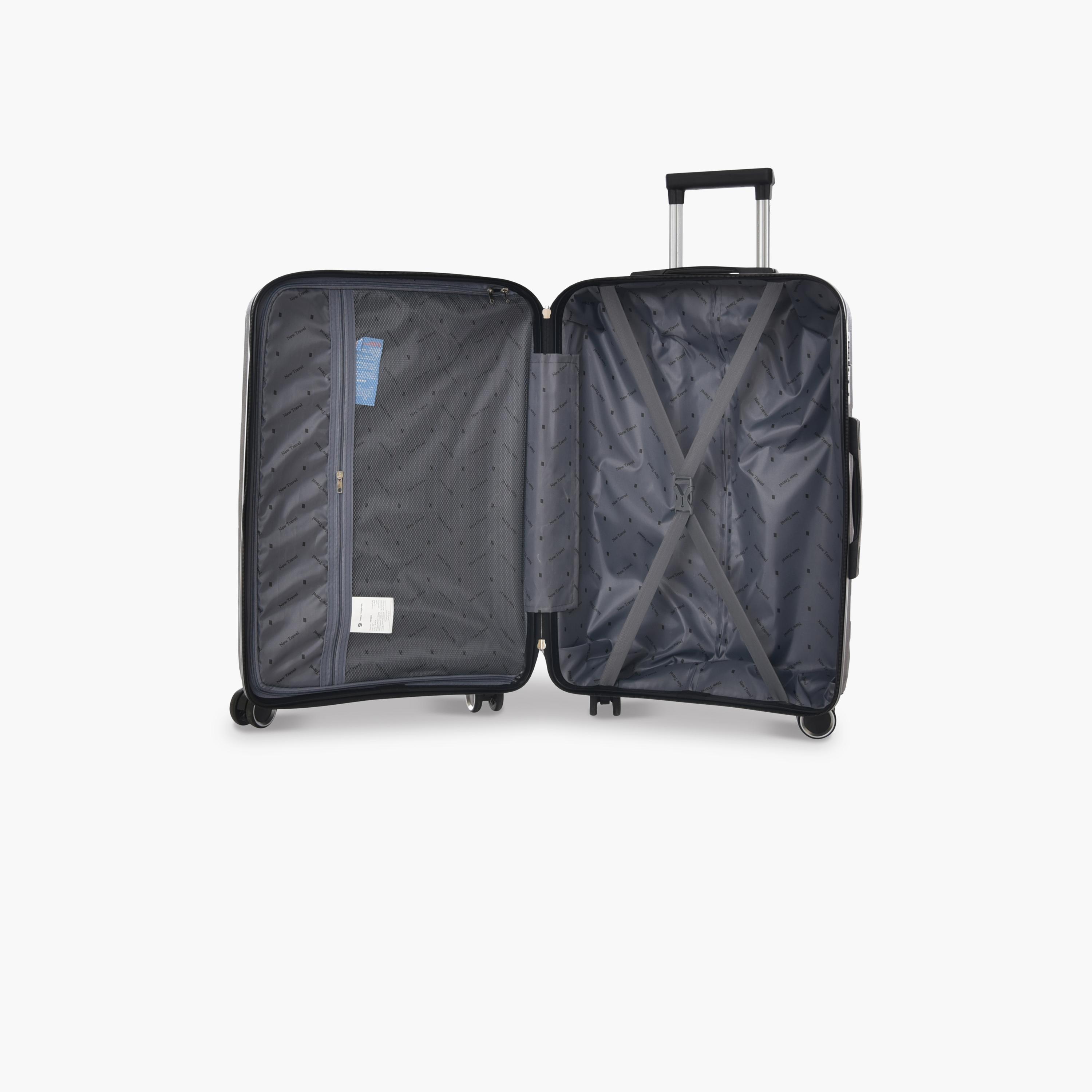 New Travel Set of 4 Polypropylene Hard-Sided 4-Wheeler Spinner Trolley Bags with Combination Lock-travel-luggagesandbags-luggage-image-6