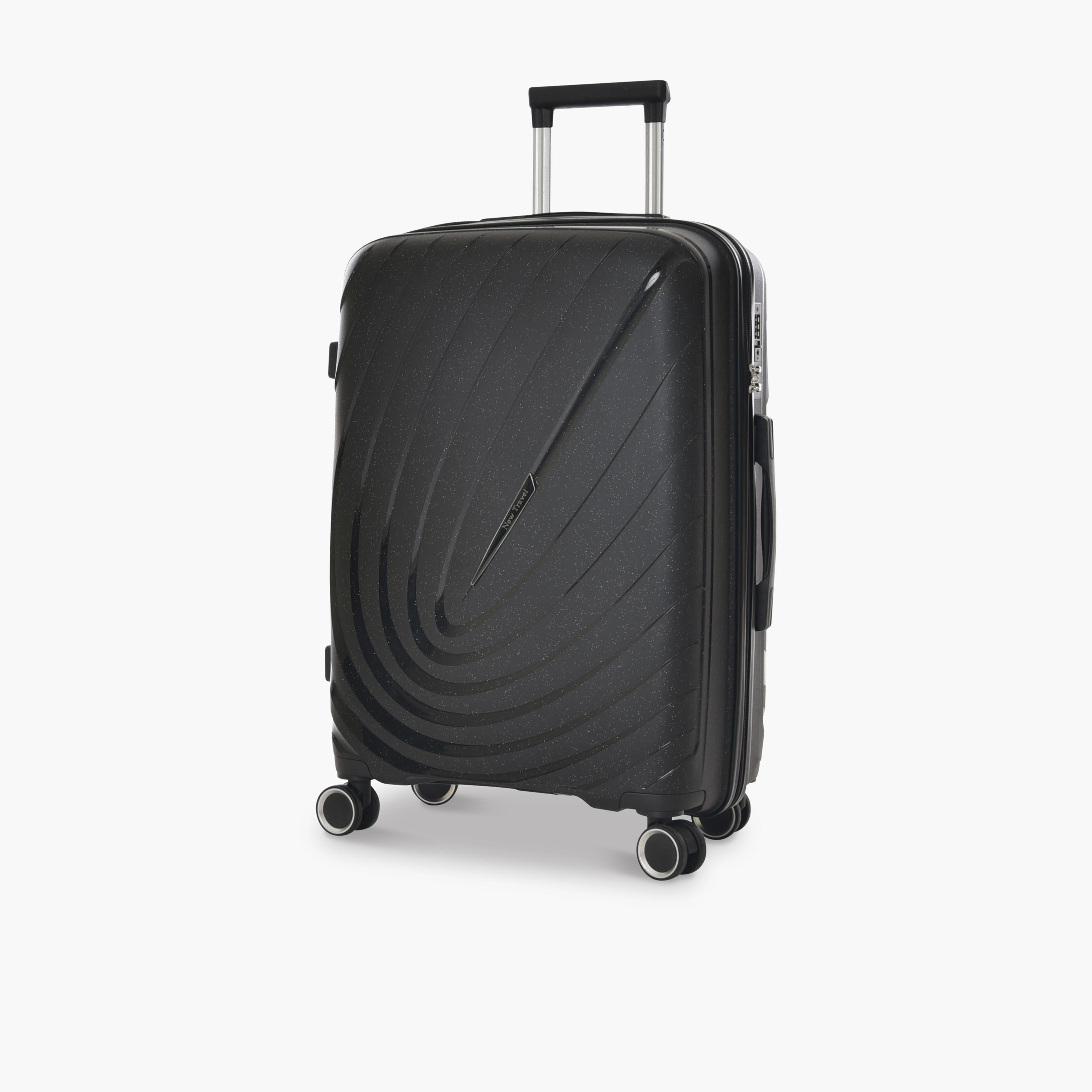 New Travel Set of 4 Polypropylene Hard-Sided 4-Wheeler Spinner Trolley Bags with Combination Lock-travel-luggagesandbags-luggage-image-8