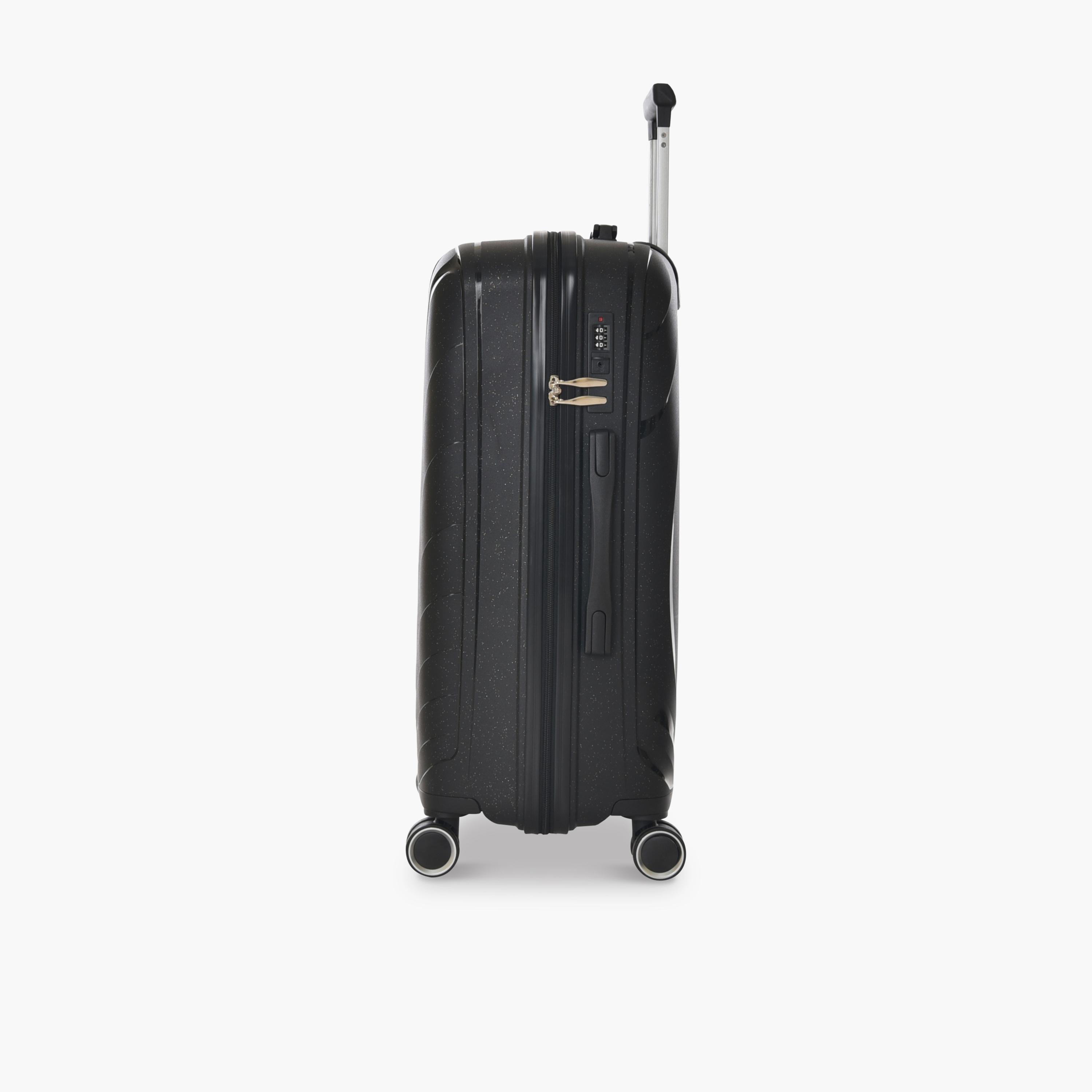 New Travel Set of 4 Polypropylene Hard-Sided 4-Wheeler Spinner Trolley Bags with Combination Lock-travel-luggagesandbags-luggage-image-9