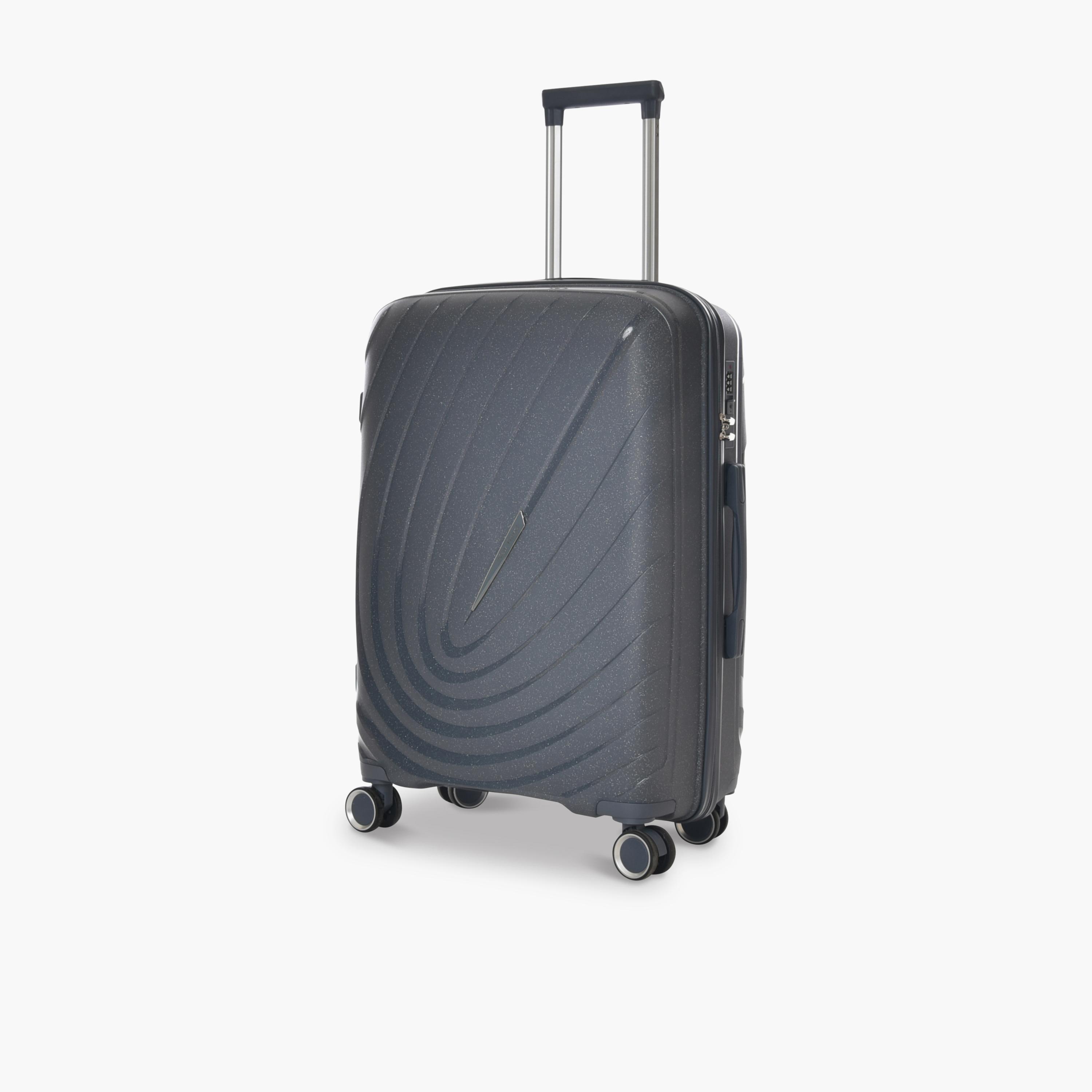 New Travel Set of 4 Polypropylene Hard-Sided 4-Wheeler Spinner Trolley Bags with Combination Lock-travel-luggagesandbags-luggage-image-8