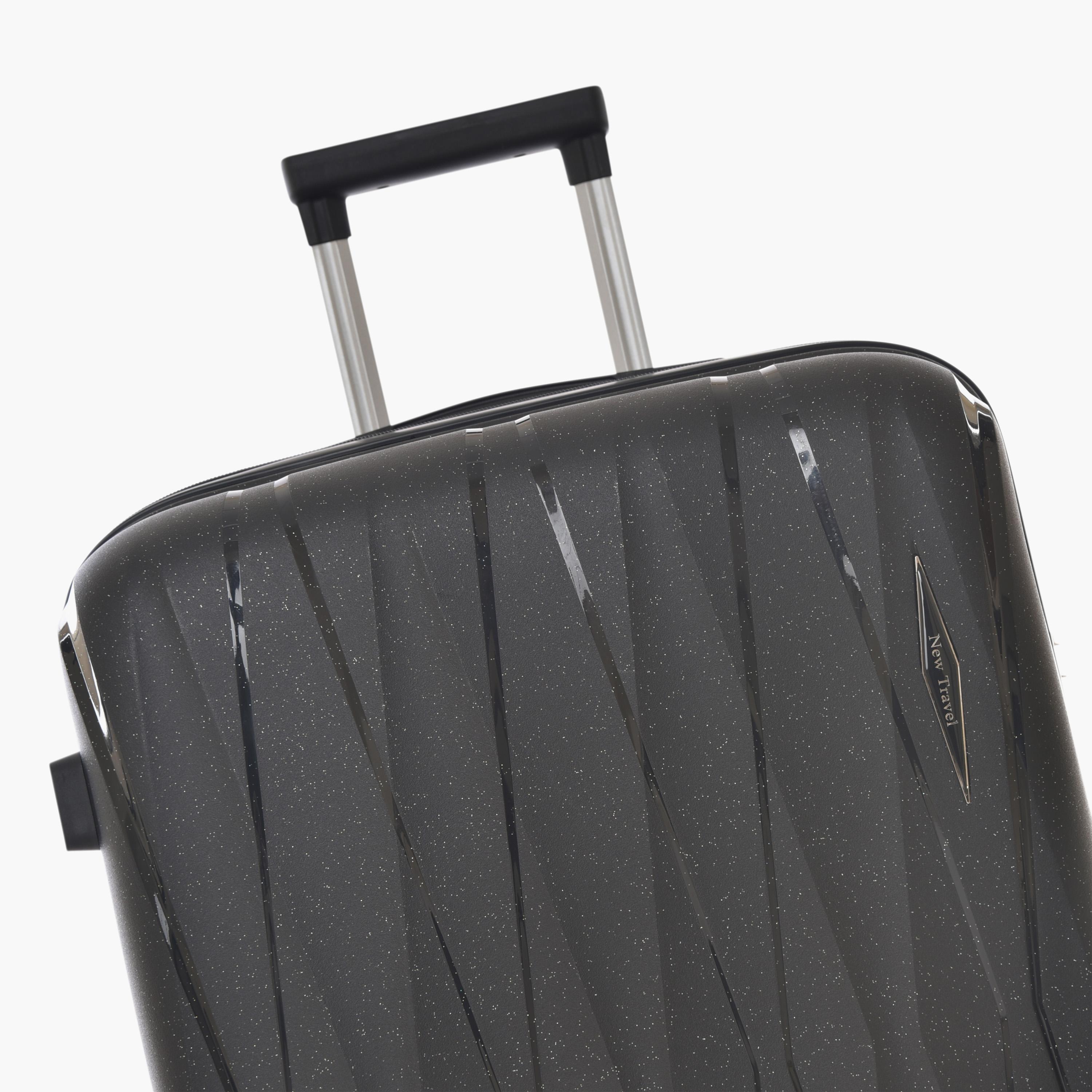 New Travel Set of 4 Polypropylene Hard-Sided 4-Wheeler Spinner Trolley Bags with Combination Lock-travel-luggagesandbags-luggage-image-10