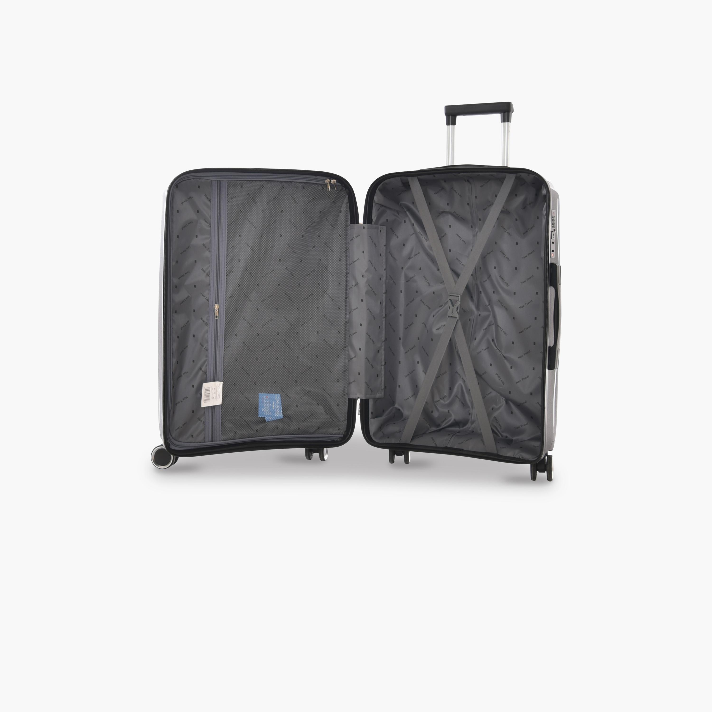 New Travel Set of 4 Polypropylene Hard-Sided 4-Wheeler Spinner Trolley Bags with Combination Lock-travel-luggagesandbags-luggage-image-6
