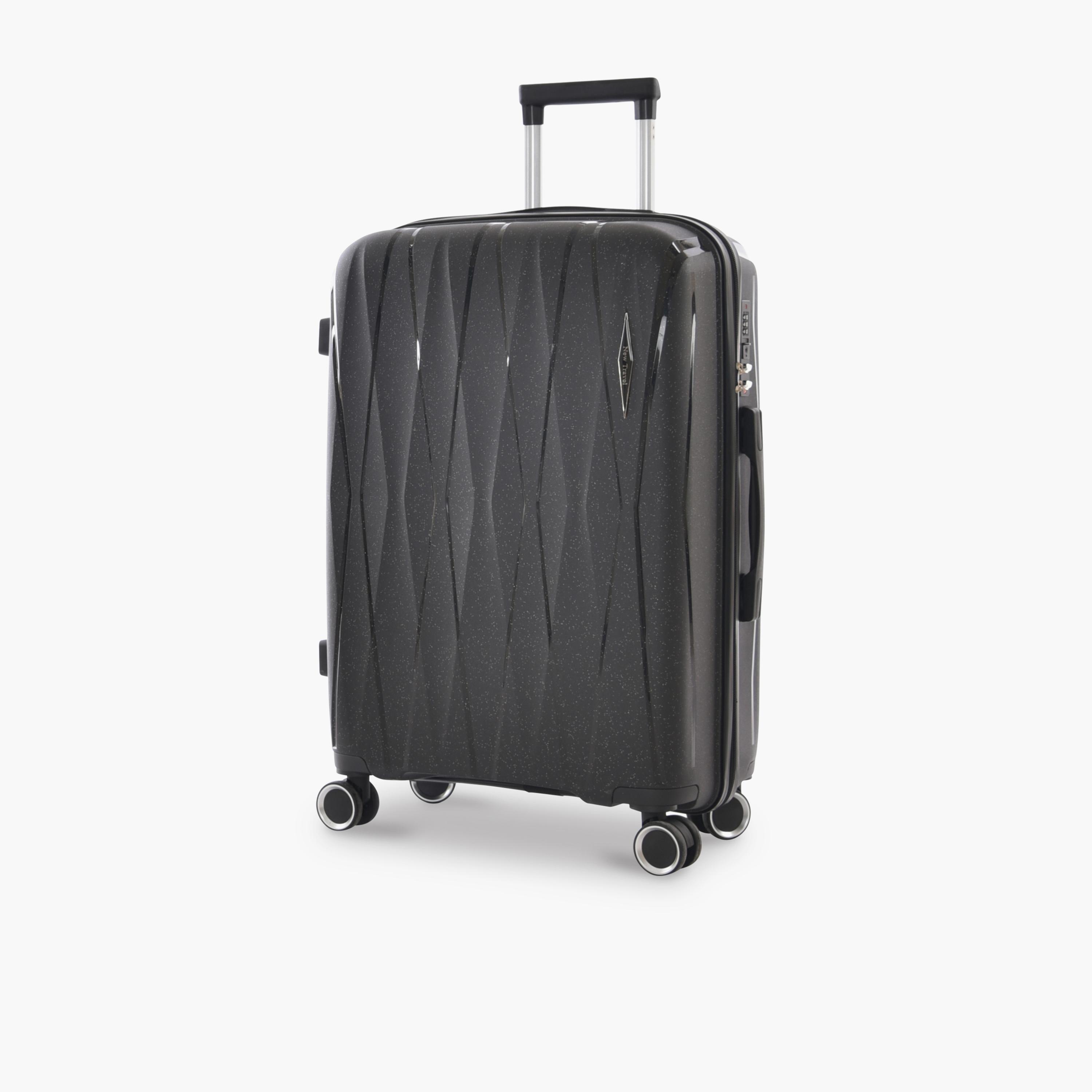 New Travel Set of 4 Polypropylene Hard-Sided 4-Wheeler Spinner Trolley Bags with Combination Lock-travel-luggagesandbags-luggage-image-8