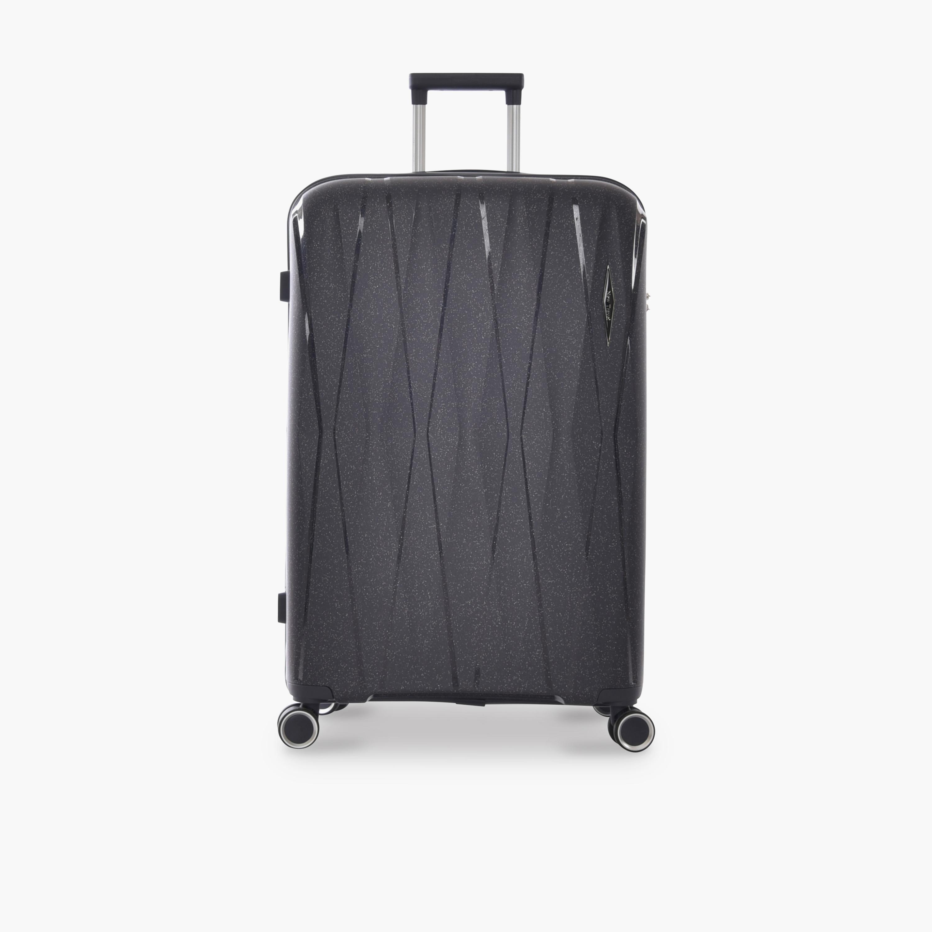 New Travel Set of 4 Polypropylene Hard-Sided 4-Wheeler Spinner Trolley Bags with Combination Lock-travel-luggagesandbags-luggage-image-4