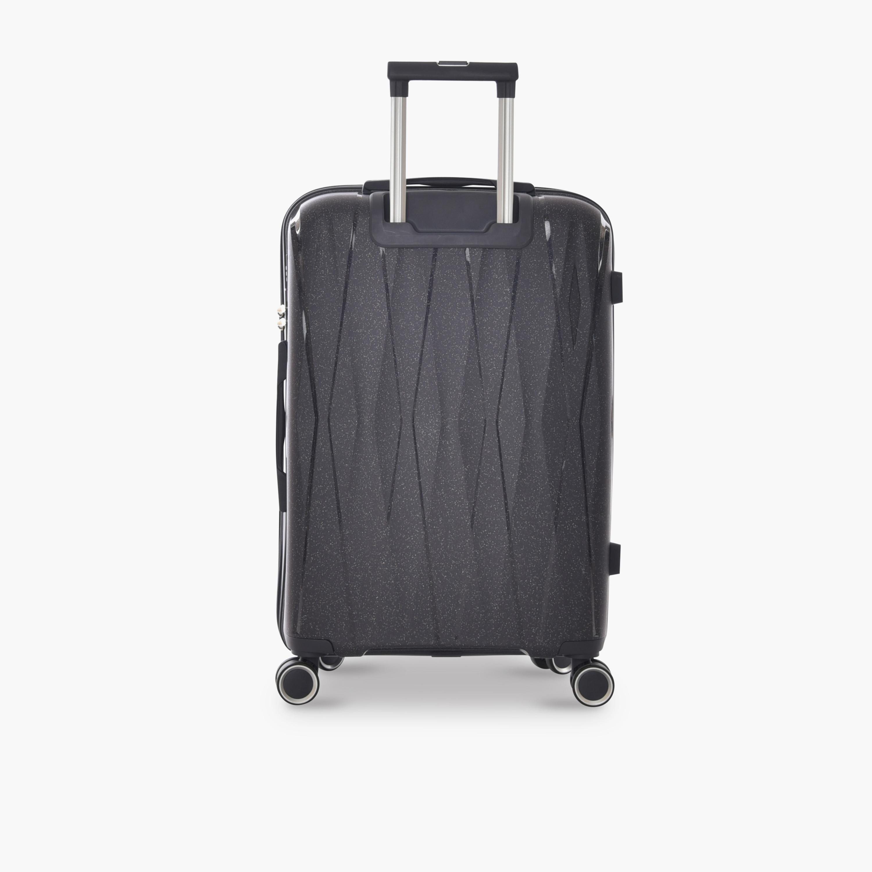 New Travel Set of 4 Polypropylene Hard-Sided 4-Wheeler Spinner Trolley Bags with Combination Lock-travel-luggagesandbags-luggage-image-5