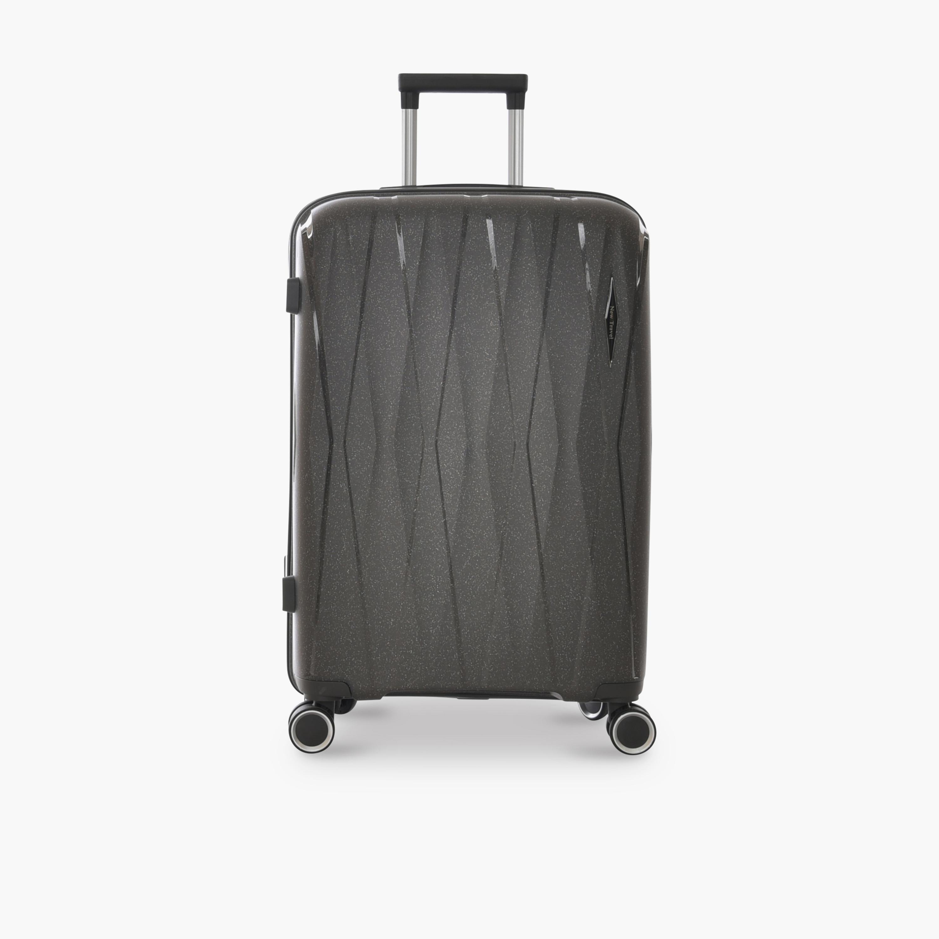 New Travel Set of 4 Polypropylene Hard-Sided 4-Wheeler Spinner Trolley Bags with Combination Lock-travel-luggagesandbags-luggage-image-7