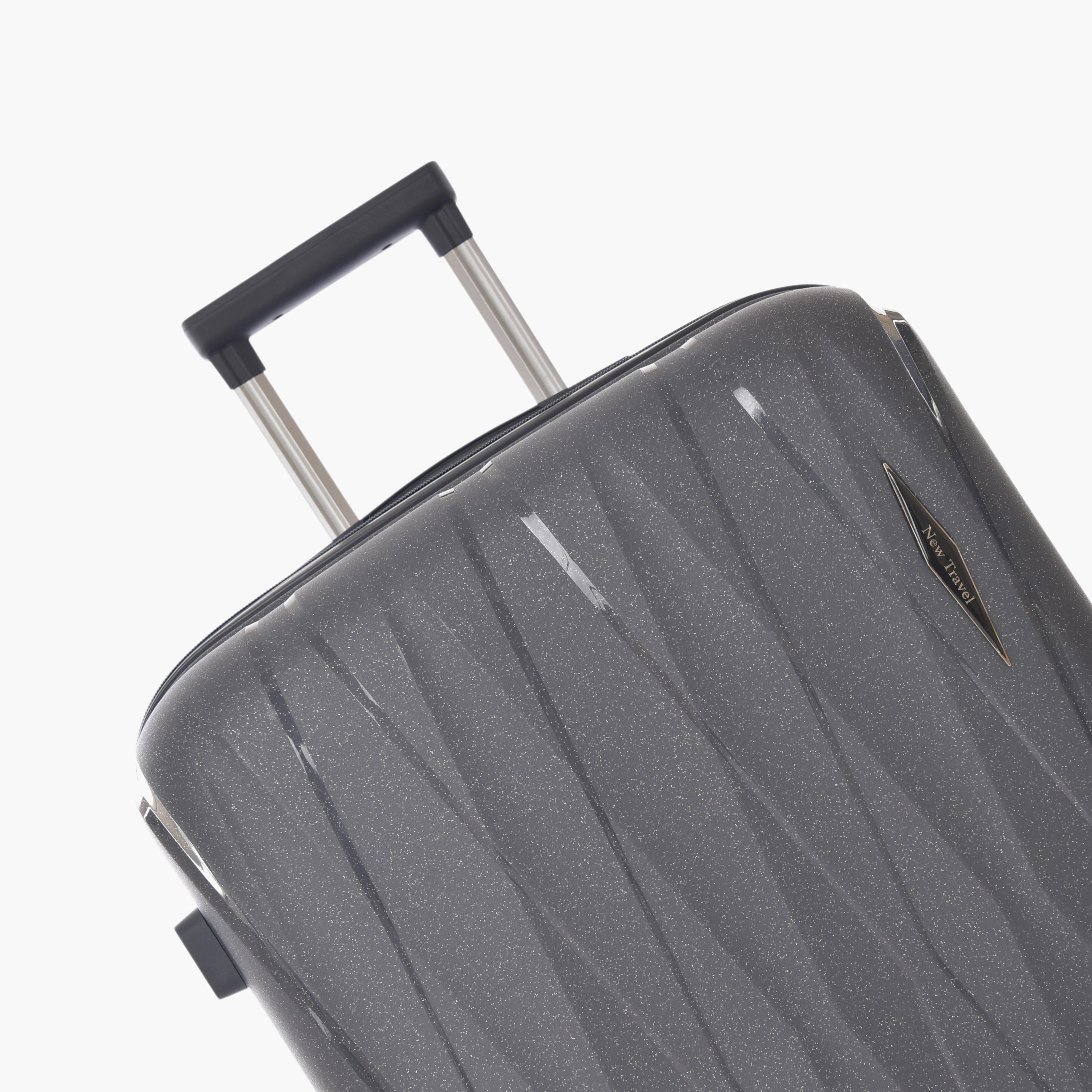 New Travel Set of 4 Polypropylene Hard-Sided 4-Wheeler Spinner Trolley Bags with Combination Lock-travel-luggagesandbags-luggage-image-10