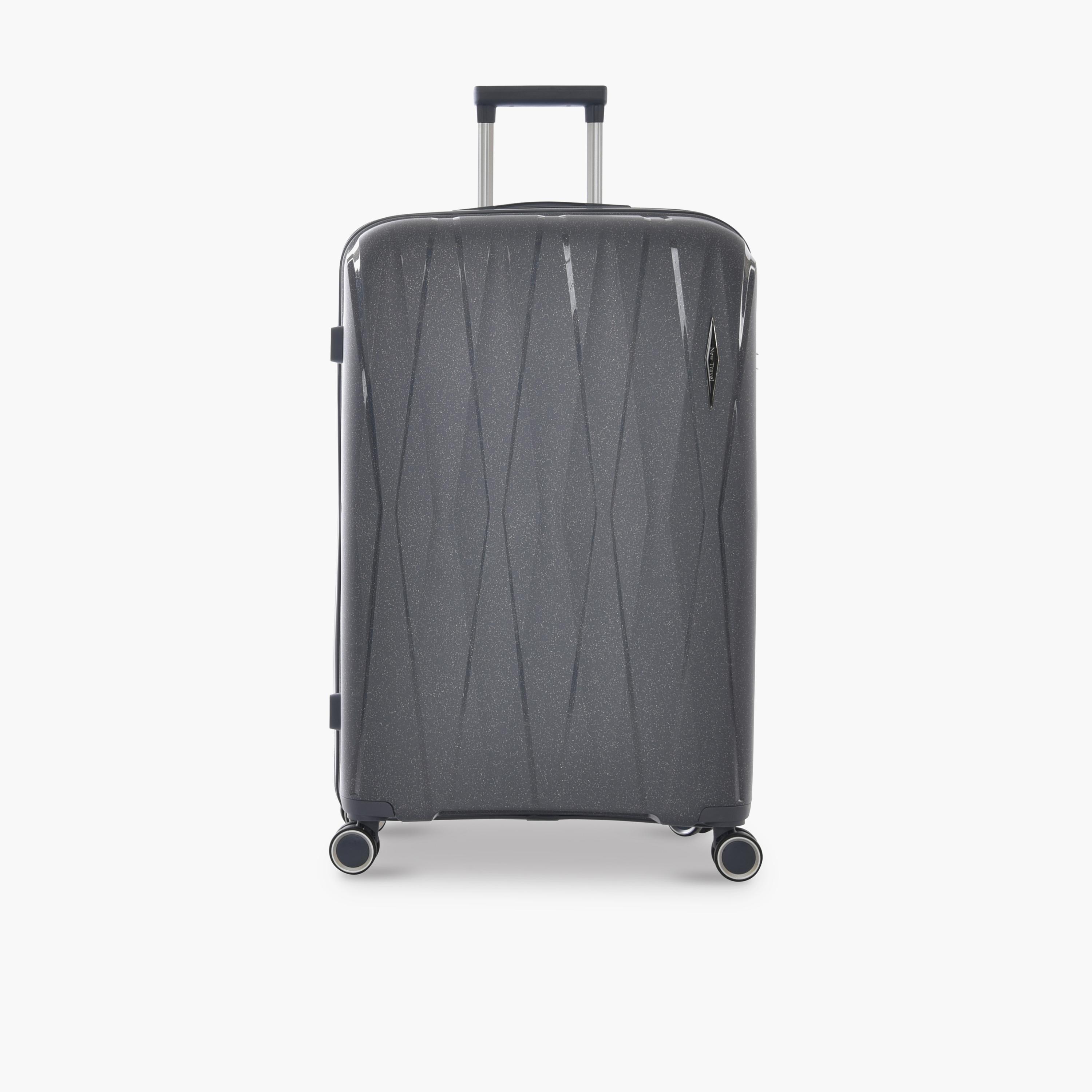 New Travel Set of 4 Polypropylene Hard-Sided 4-Wheeler Spinner Trolley Bags with Combination Lock-travel-luggagesandbags-luggage-image-4