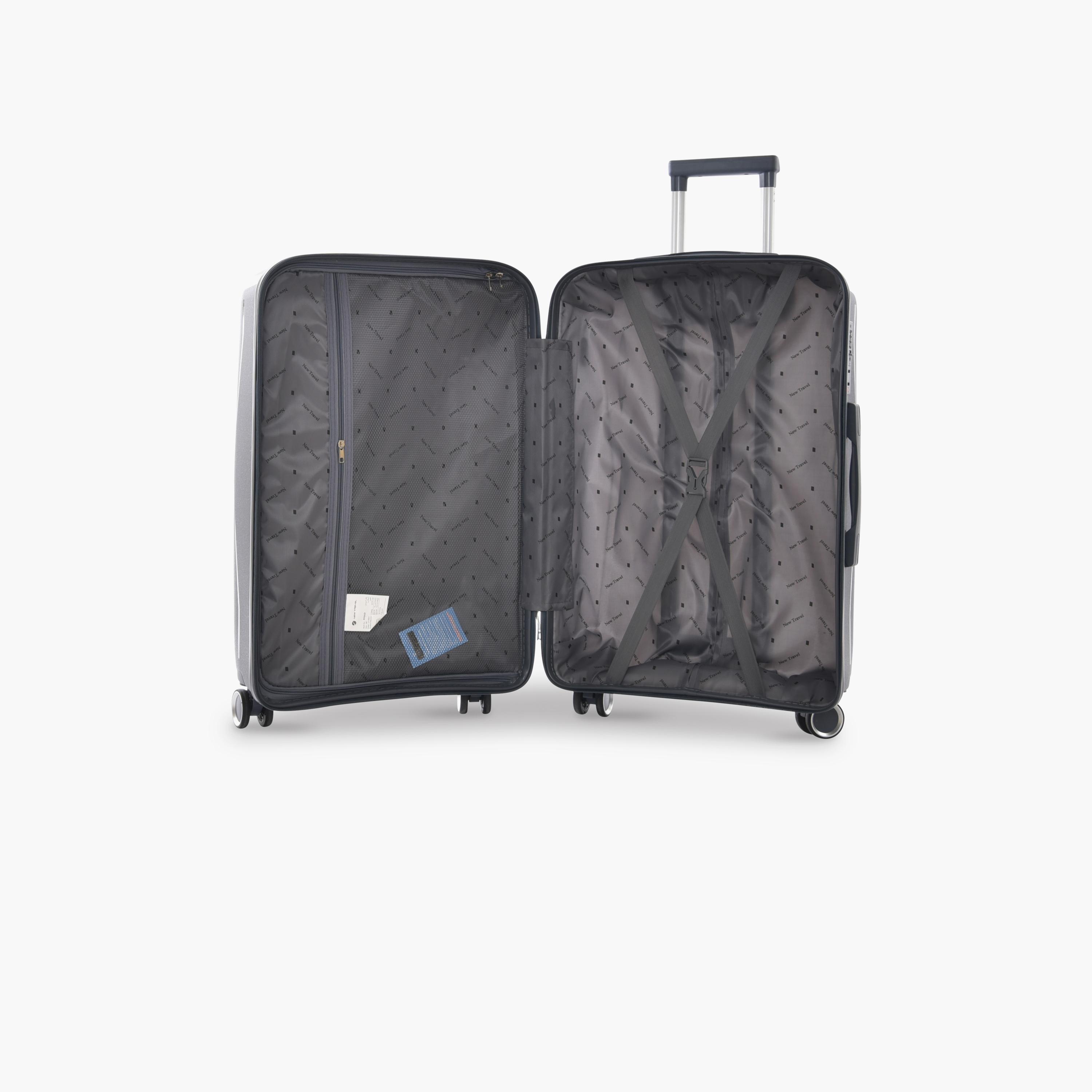 New Travel Set of 4 Polypropylene Hard-Sided 4-Wheeler Spinner Trolley Bags with Combination Lock-travel-luggagesandbags-luggage-image-6