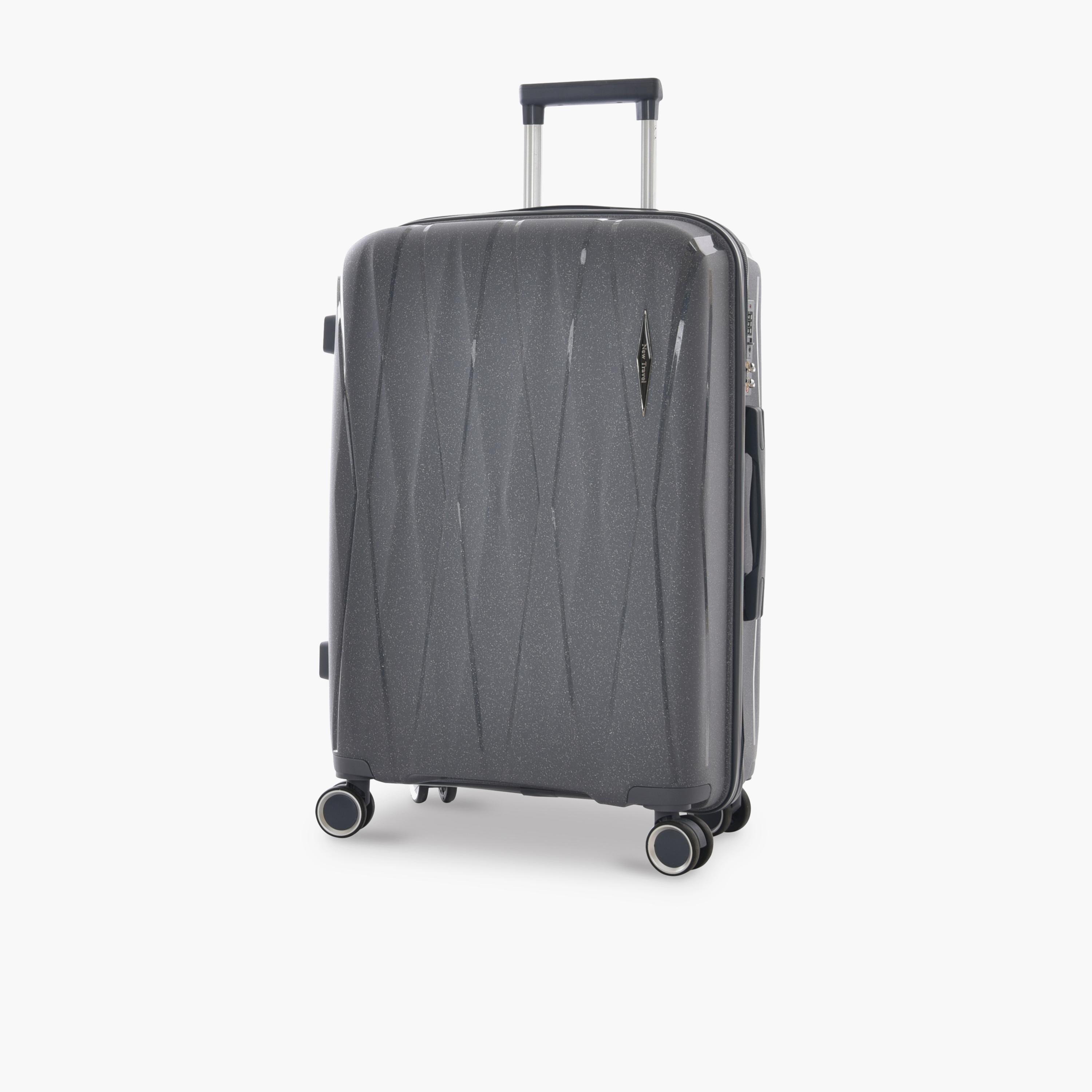 New Travel Set of 4 Polypropylene Hard-Sided 4-Wheeler Spinner Trolley Bags with Combination Lock-travel-luggagesandbags-luggage-image-8