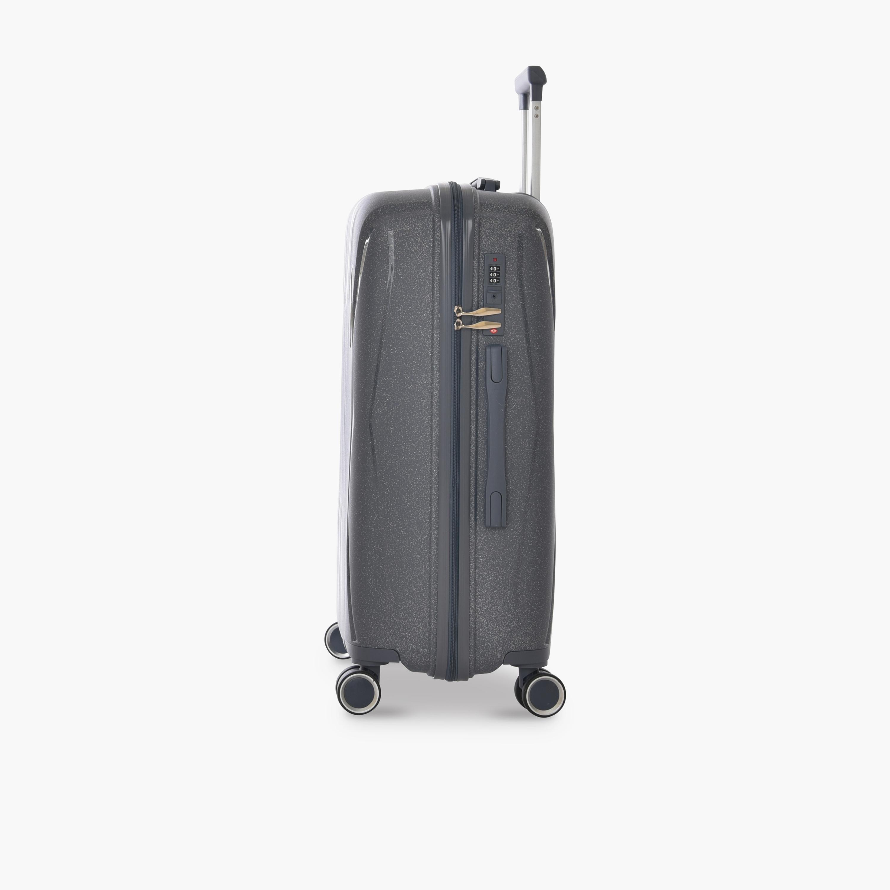 New Travel Set of 4 Polypropylene Hard-Sided 4-Wheeler Spinner Trolley Bags with Combination Lock-travel-luggagesandbags-luggage-image-9