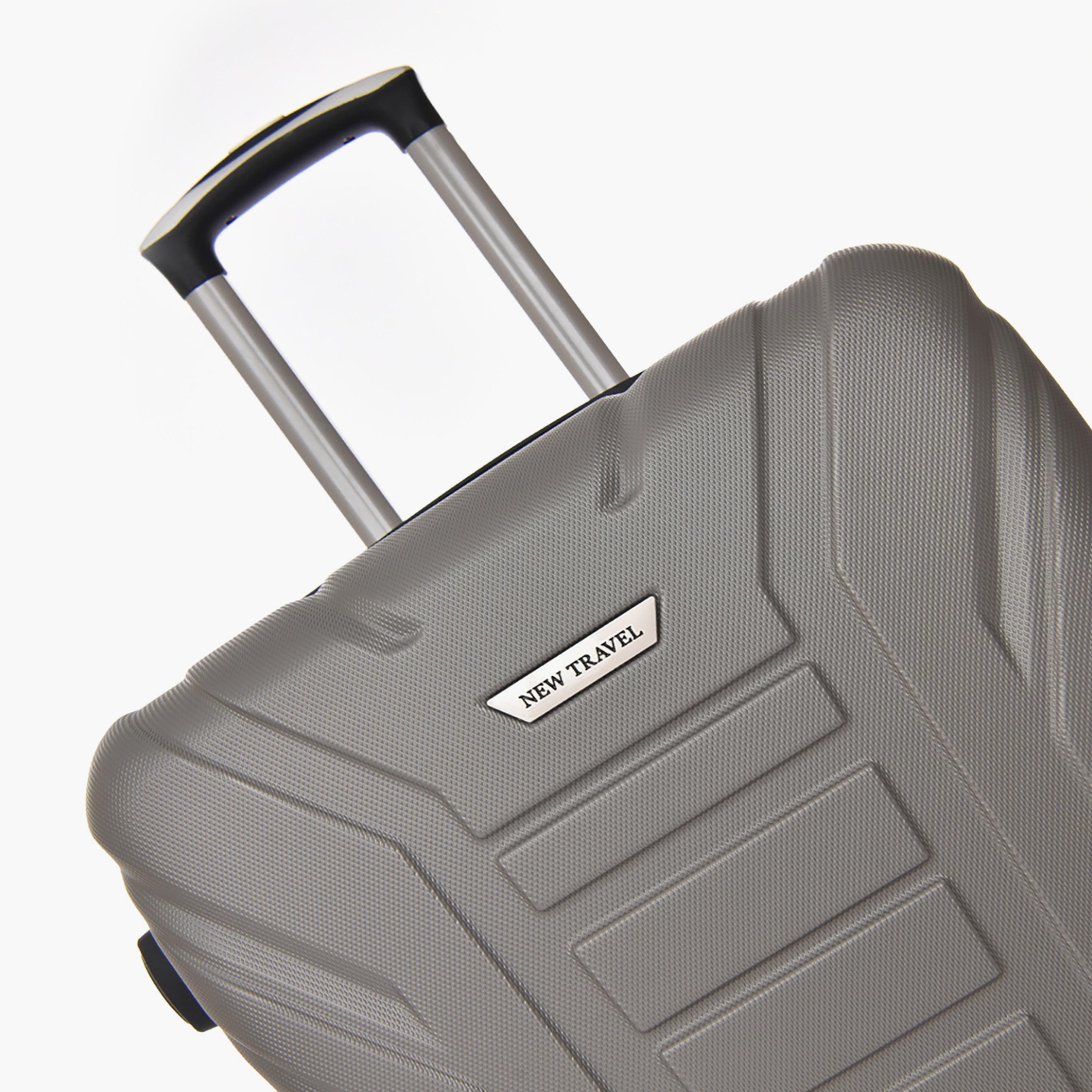 نيو ترافيل - طقم شنط سفر 3 قطع جوانب صلبة من مادة ABS بأربع عجلات دوارة وقفل برقم سري-travel-luggagesandbags-luggage-image-5