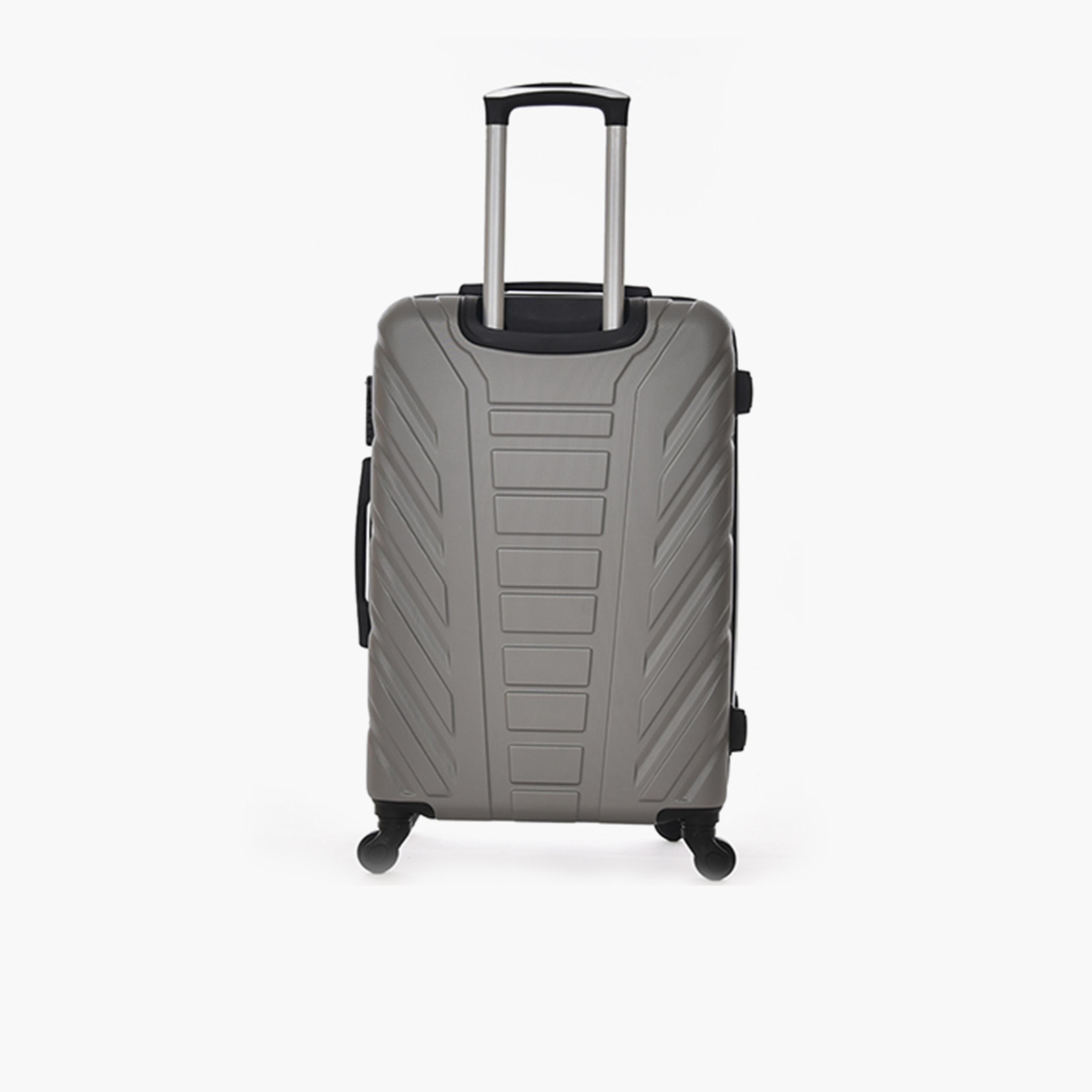 نيو ترافيل - طقم شنط سفر 3 قطع جوانب صلبة من مادة ABS بأربع عجلات دوارة وقفل برقم سري-travel-luggagesandbags-luggage-image-6