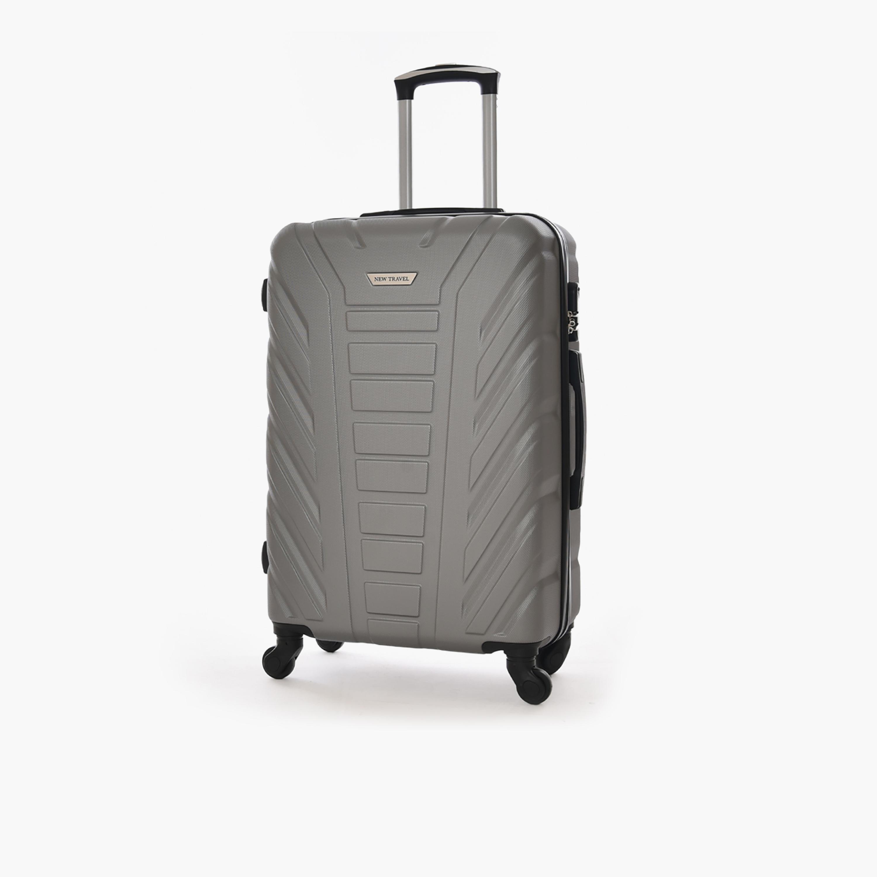 نيو ترافيل - طقم شنط سفر 3 قطع جوانب صلبة من مادة ABS بأربع عجلات دوارة وقفل برقم سري-travel-luggagesandbags-luggage-image-7