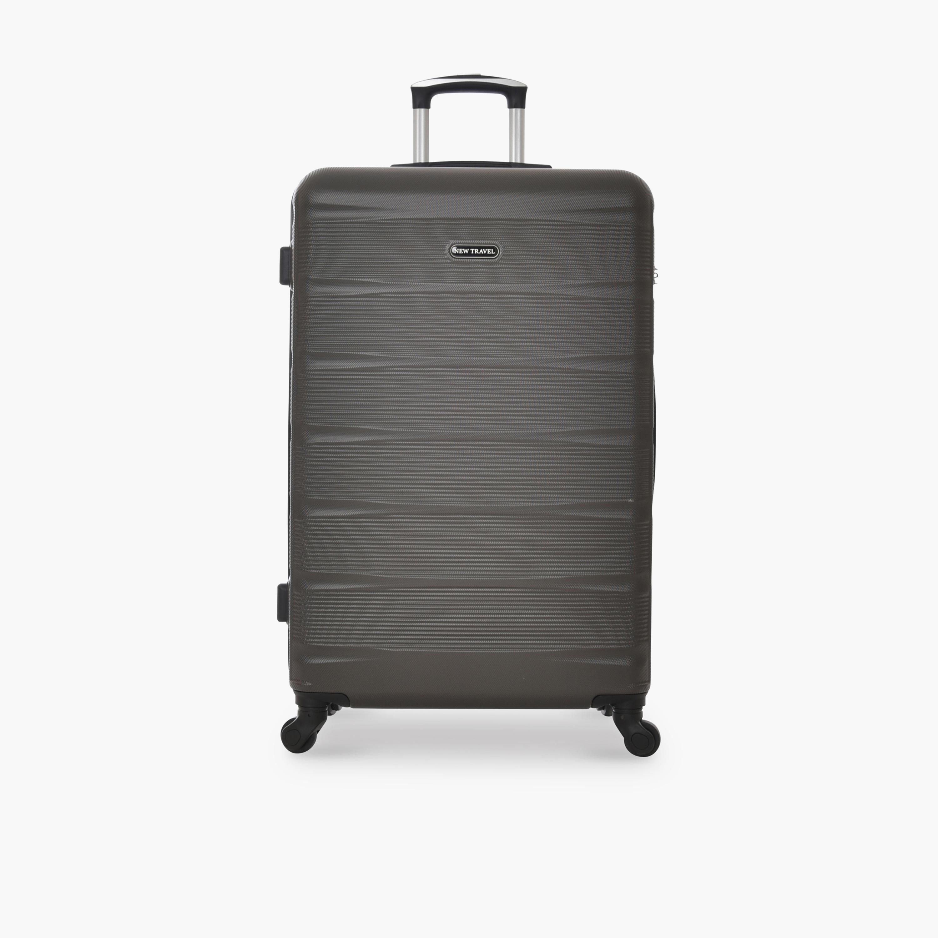 نيو ترافيل - طقم شنط سفر 4 قطع جوانب صلبة من مادة ABS بأربع عجلات دوارة وقفل برقم سري-travel-luggagesandbags-luggage-image-4