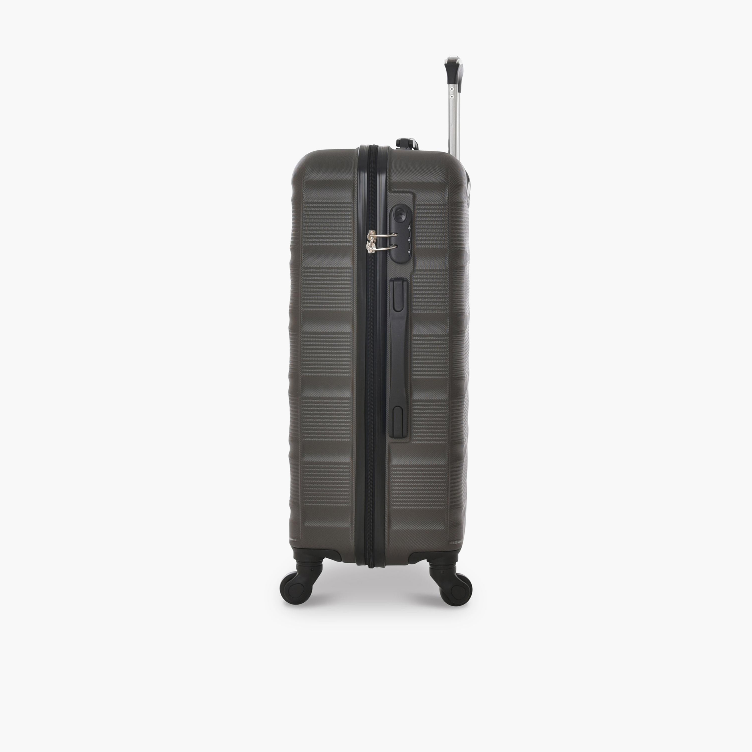 نيو ترافيل - طقم شنط سفر 4 قطع جوانب صلبة من مادة ABS بأربع عجلات دوارة وقفل برقم سري-travel-luggagesandbags-luggage-image-9