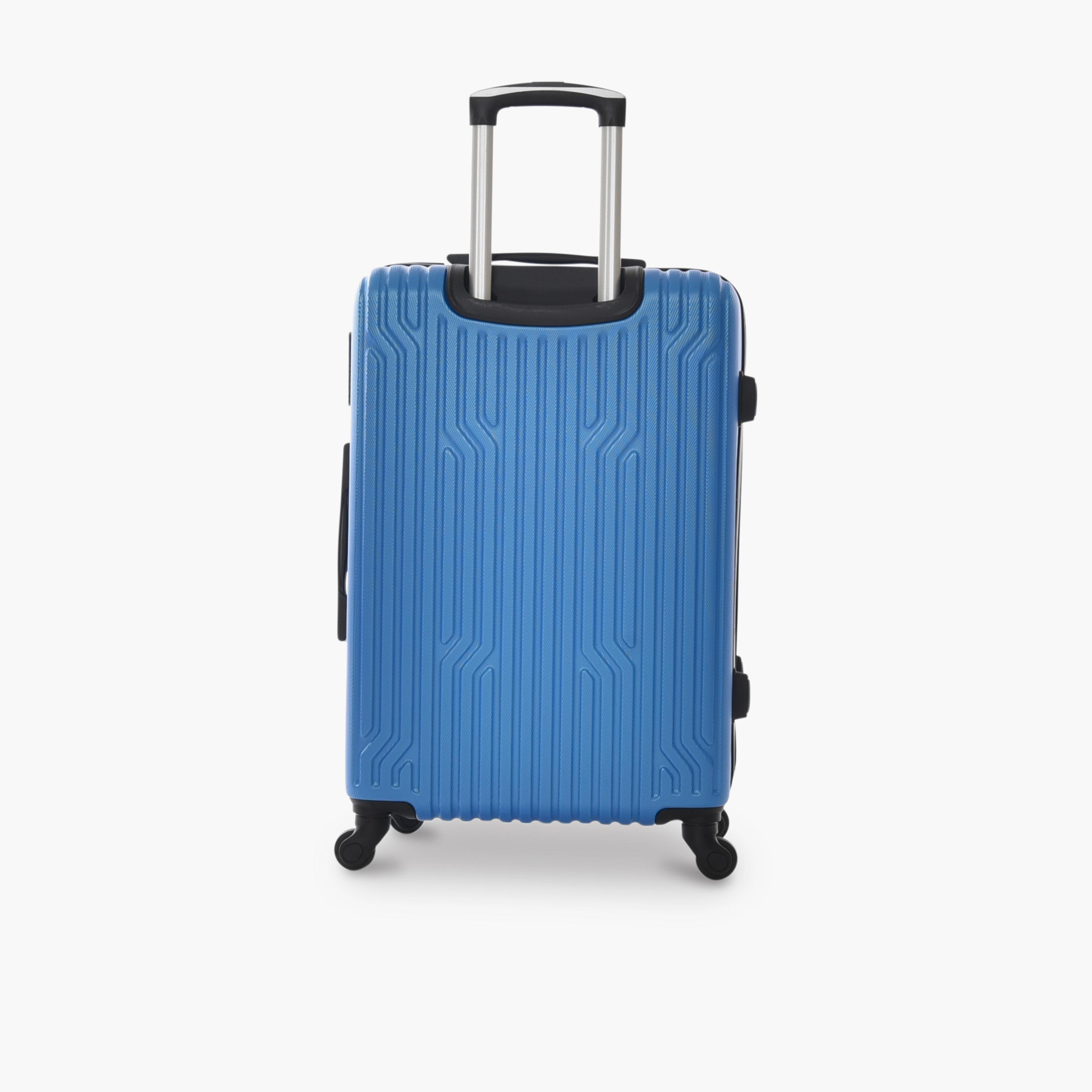 New Travel Set of 4 ABS Hard-Sided 4-Wheeler Spinner Trolley Bags with Combination Lock-travel-luggagesandbags-luggage-image-5