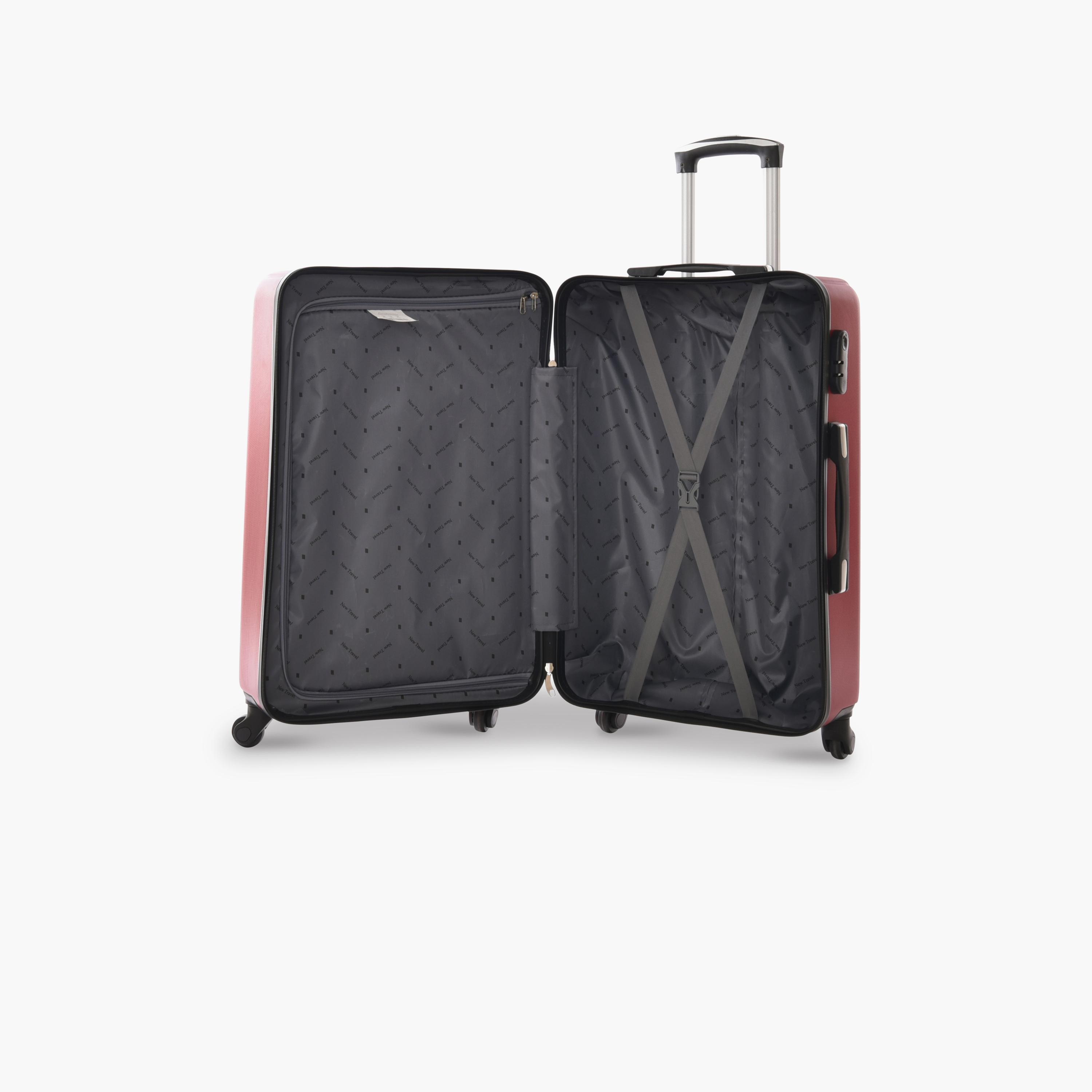 New Travel Set of 4 ABS Hard-Sided 4-Wheeler Spinner Trolley Bags with Combination Lock-travel-luggagesandbags-luggage-image-6