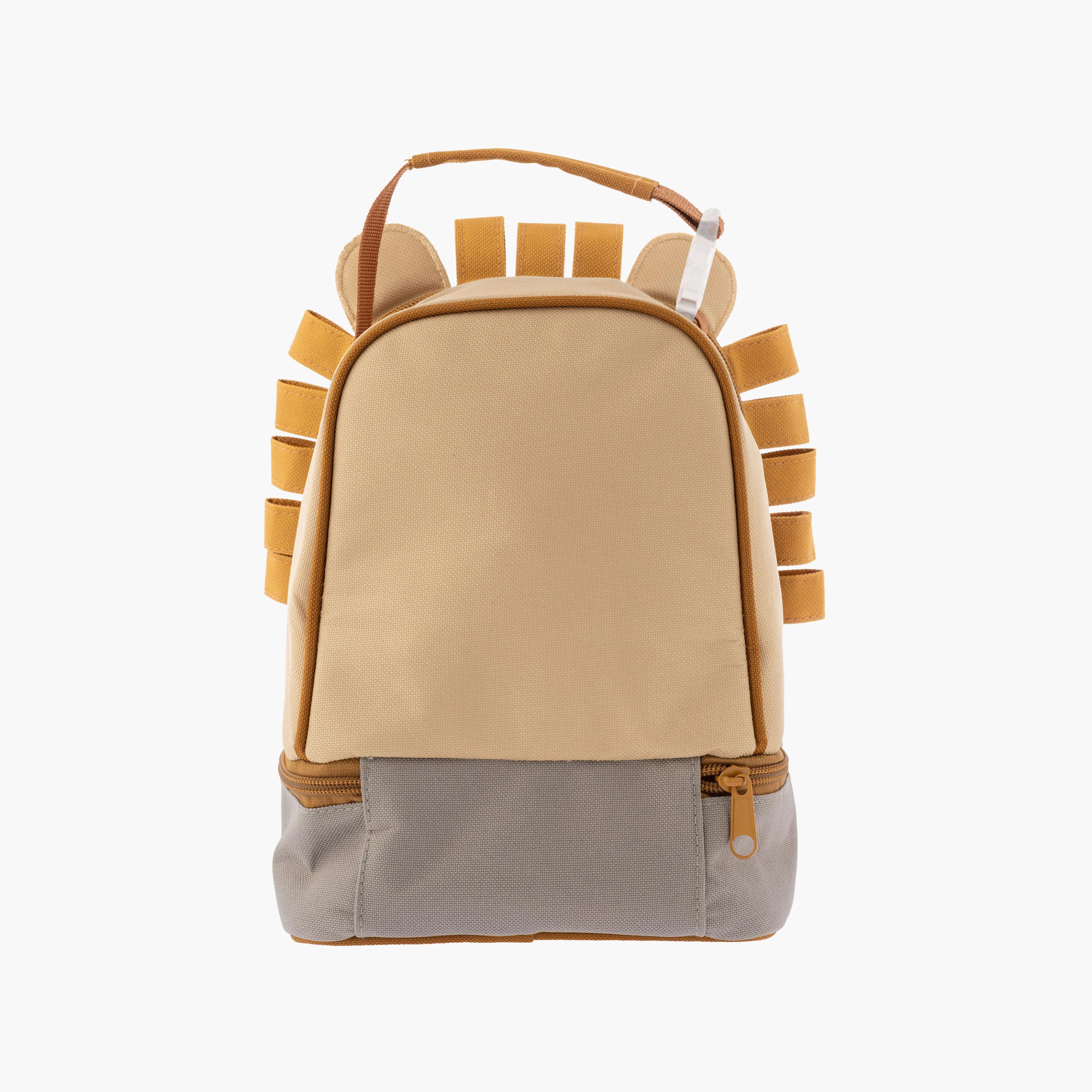 حقيبة غداء بنقشة أسد للأولاد من 3 إلى 5 سنوات مع قسمين من ستيفن جوزيف-school-lunchessentials-lunchbags-image-2