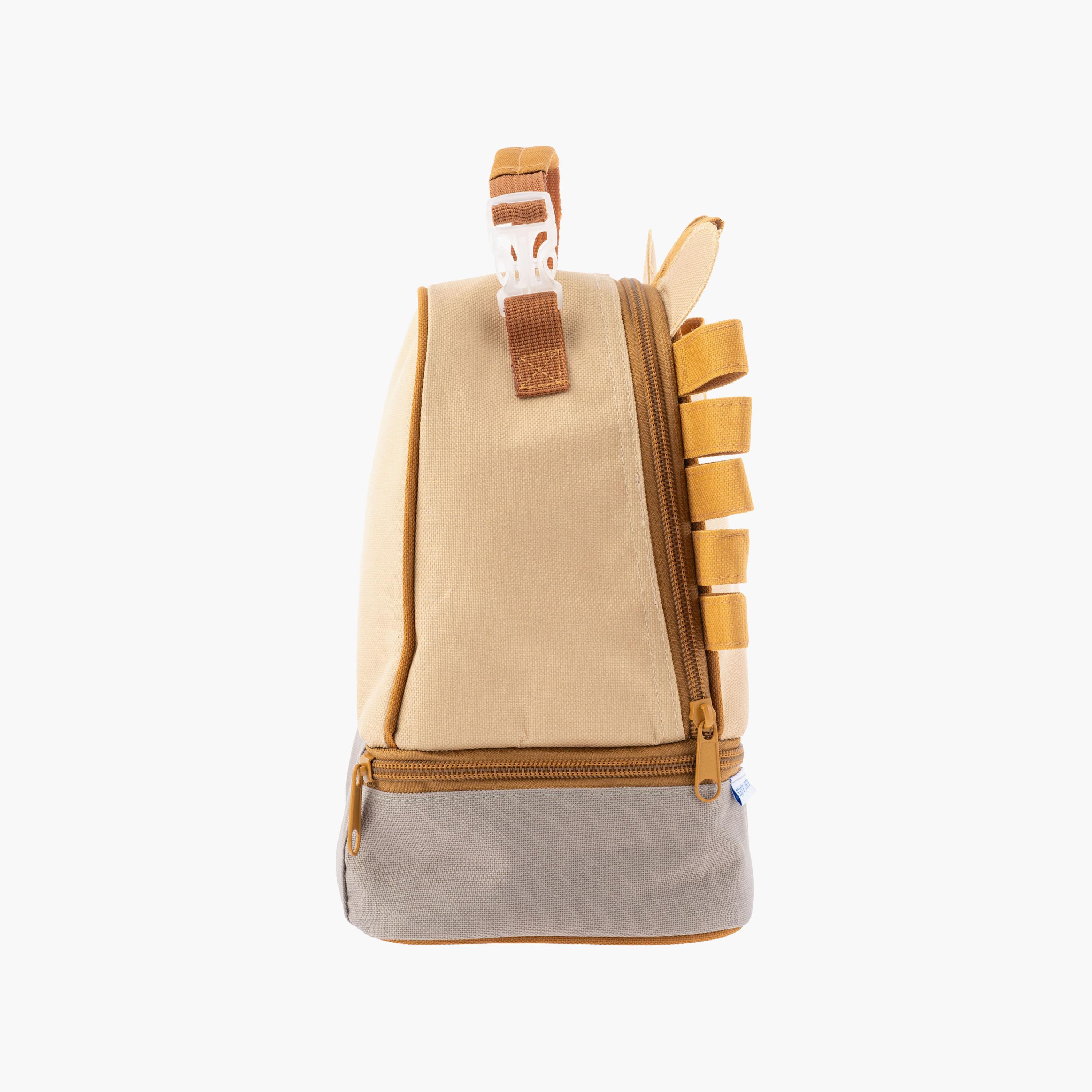 حقيبة غداء بنقشة أسد للأولاد من 3 إلى 5 سنوات مع قسمين من ستيفن جوزيف-school-lunchessentials-lunchbags-image-4