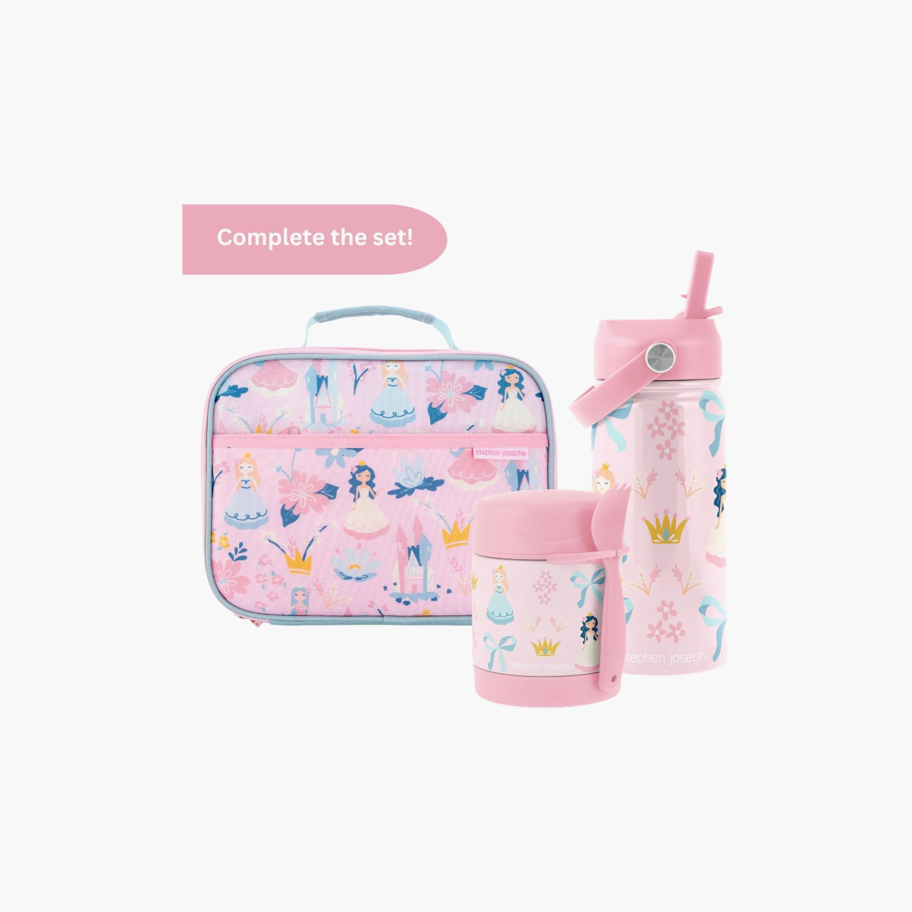 Stephen Joseph Princess Insulated Food Jar for Girls with Spoon-school-lunchessentials-lunchboxes-image-5
