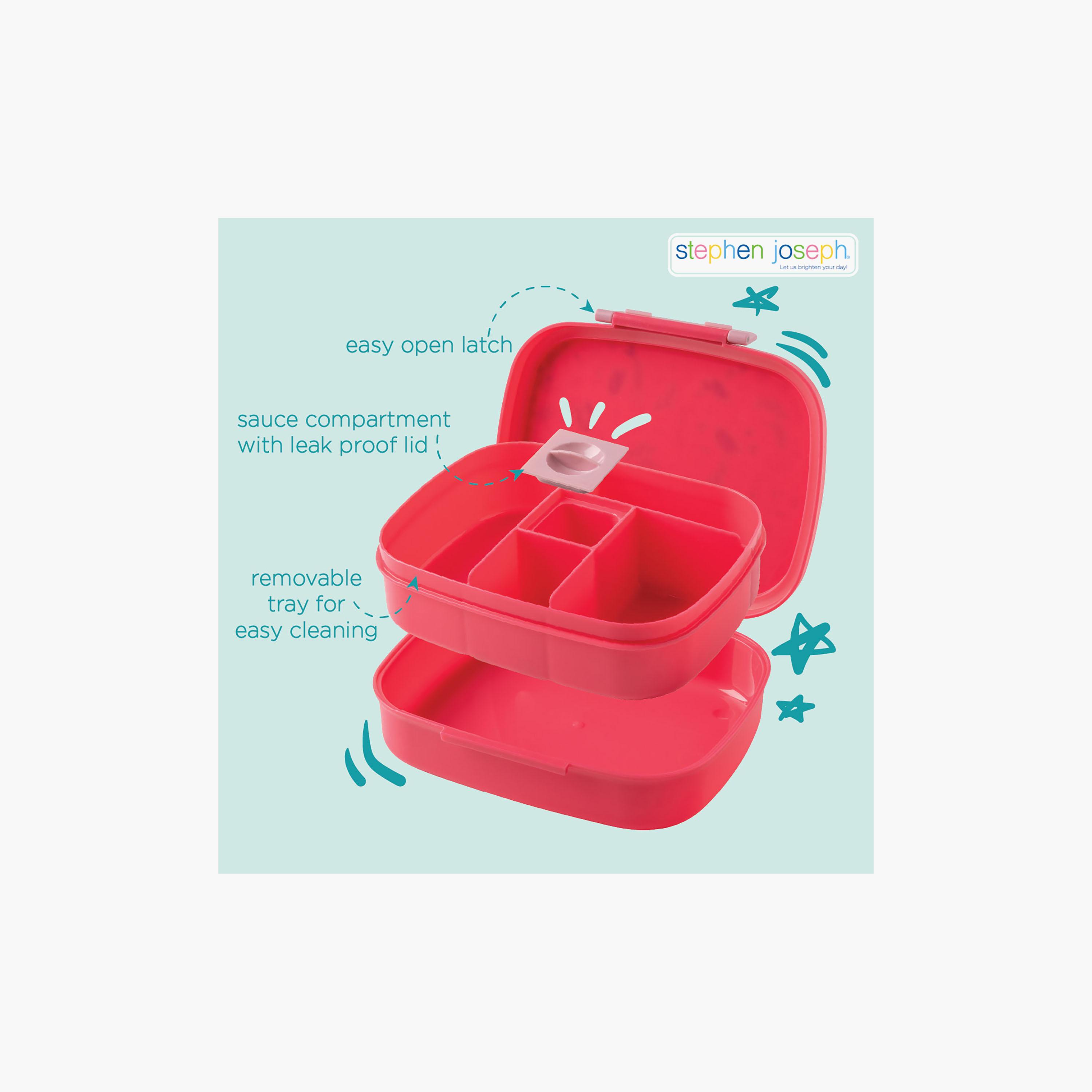 صندوق غداء بينتو بنقشة تنين للأولاد مع صينية قابلة للإزالة من ستيفن جوزيف-school-lunchessentials-lunchboxes-image-6
