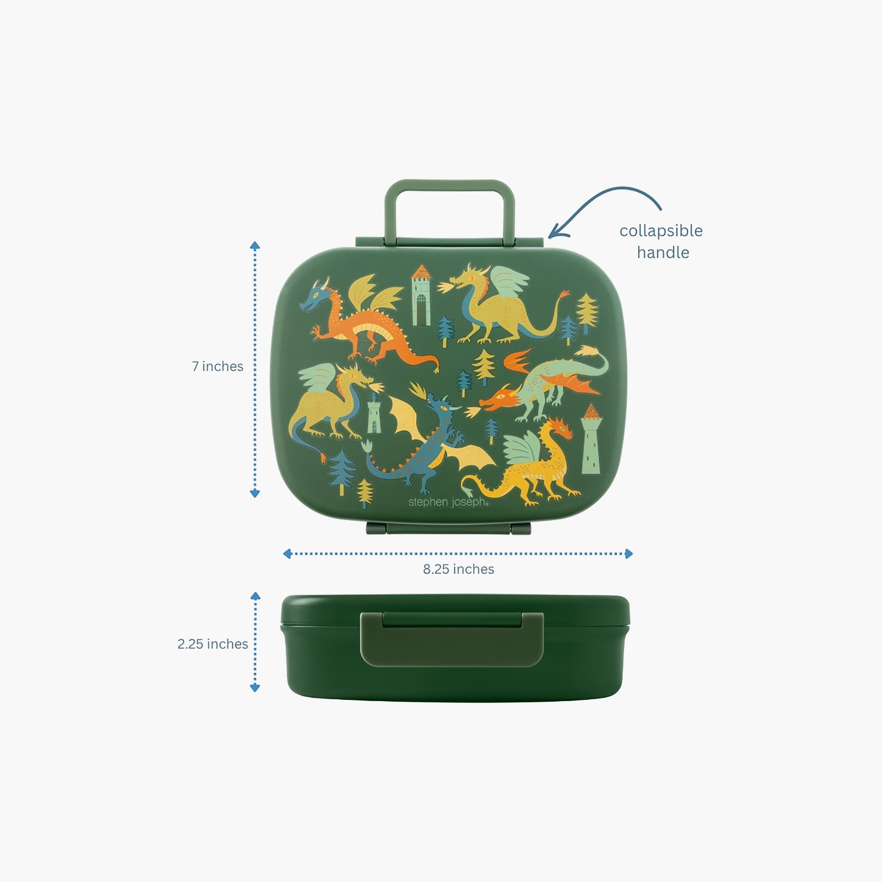 صندوق غداء بينتو بنقشة تنين للأولاد مع صينية قابلة للإزالة من ستيفن جوزيف-school-lunchessentials-lunchboxes-image-9