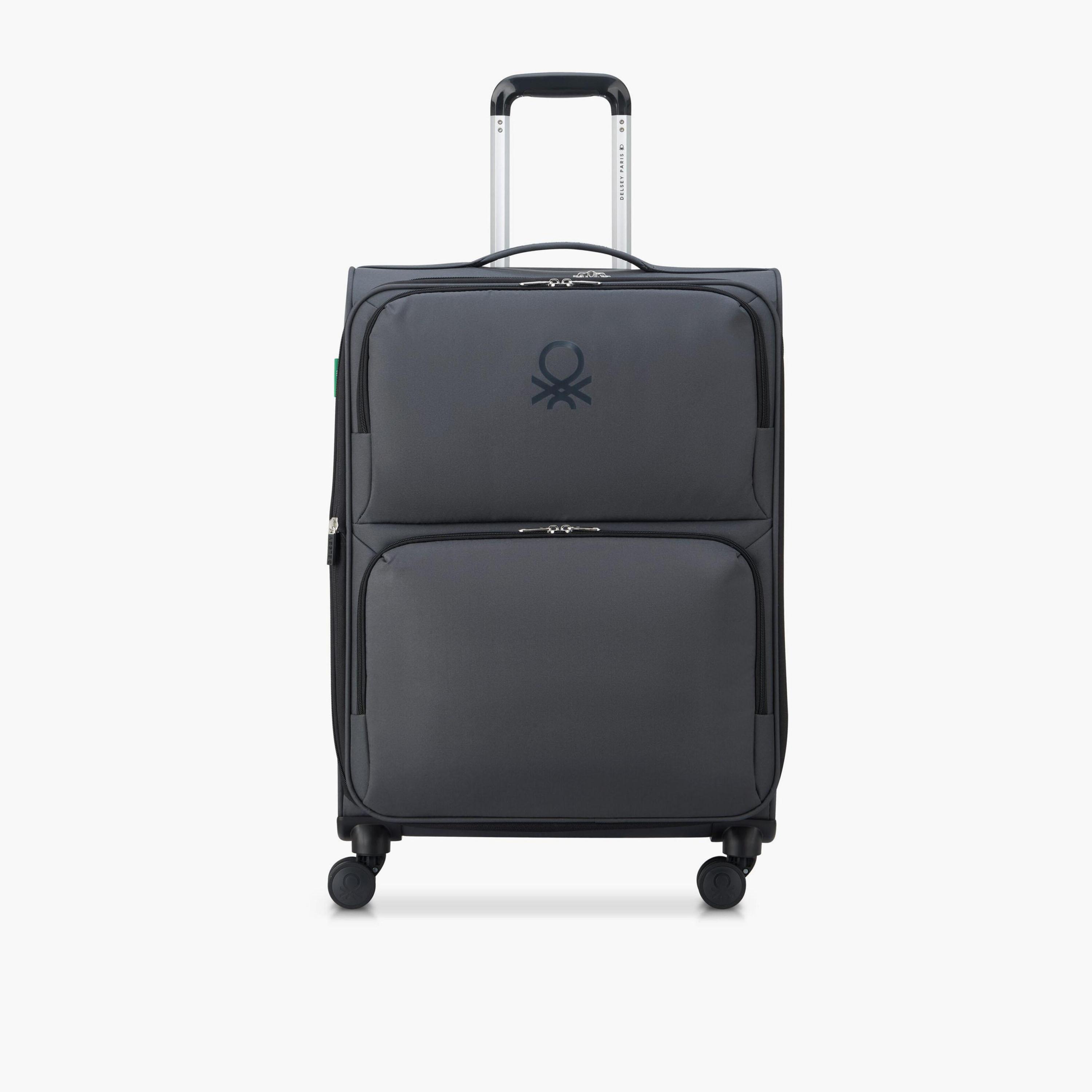 United Colors of Benetton by Delsey 69 CM Medium Check-in Polyester Soft-Sided 4-Wheeler Spinner Trolley Bag with TSA Lock-travel-luggagesandbags-luggage-image-5