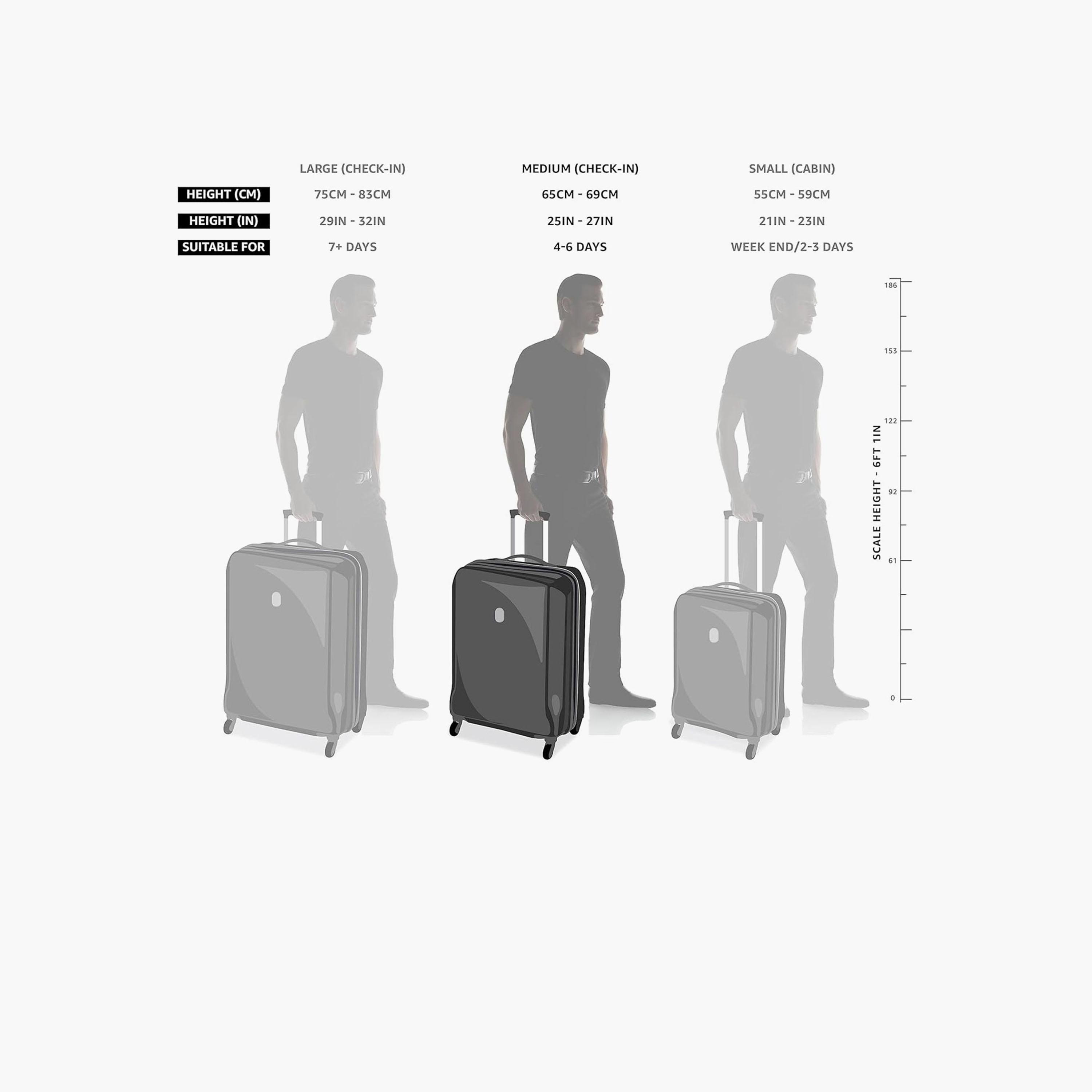 United Colors of Benetton by Delsey 69 CM Medium Check-in Polyester Soft-Sided 4-Wheeler Spinner Trolley Bag with TSA Lock-travel-luggagesandbags-luggage-image-7