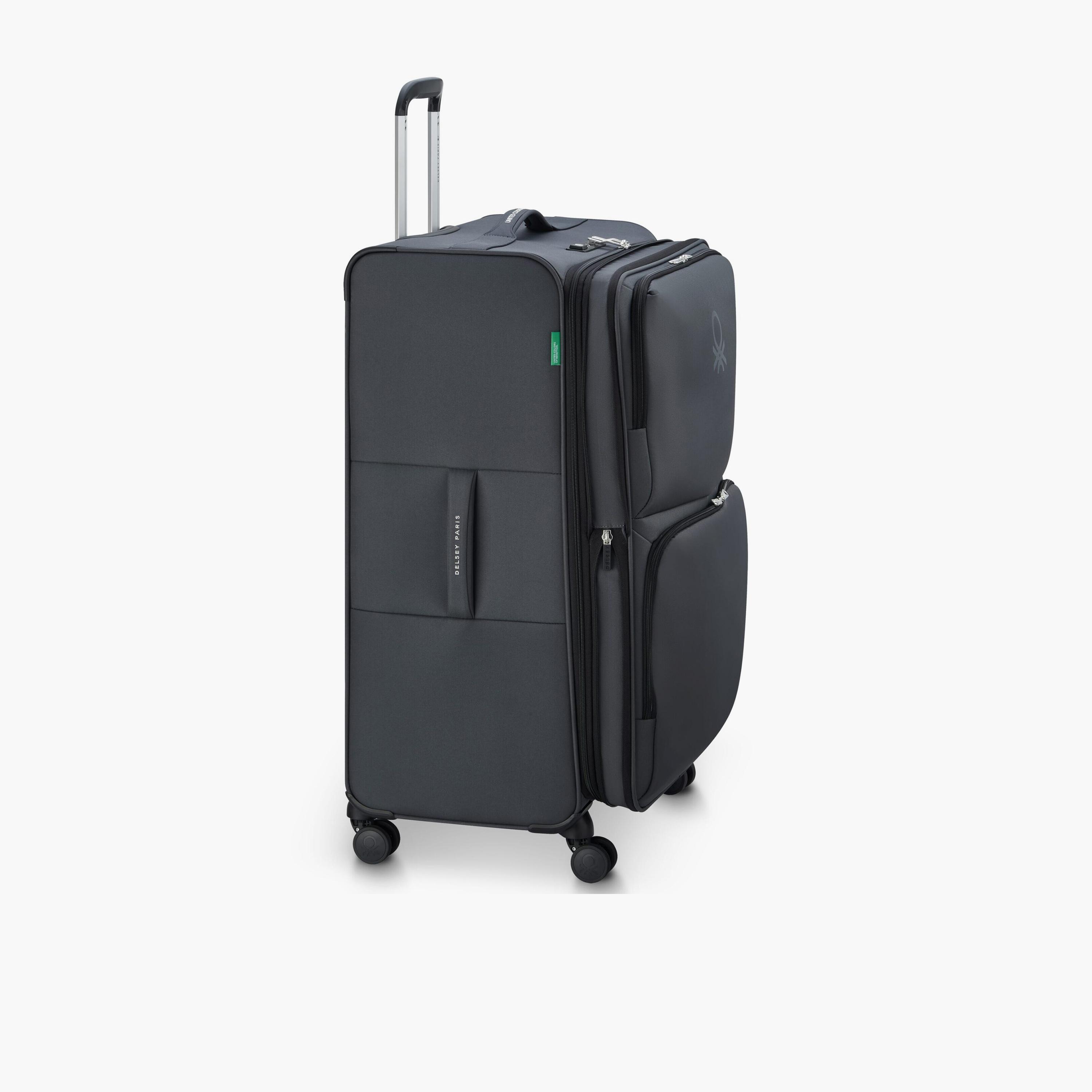United Colors of Benetton by Delsey 81 CM Large Check-in Polyester Soft-Sided 4-Wheeler Spinner Trolley Bag with TSA Lock-travel-luggagesandbags-luggage-image-5