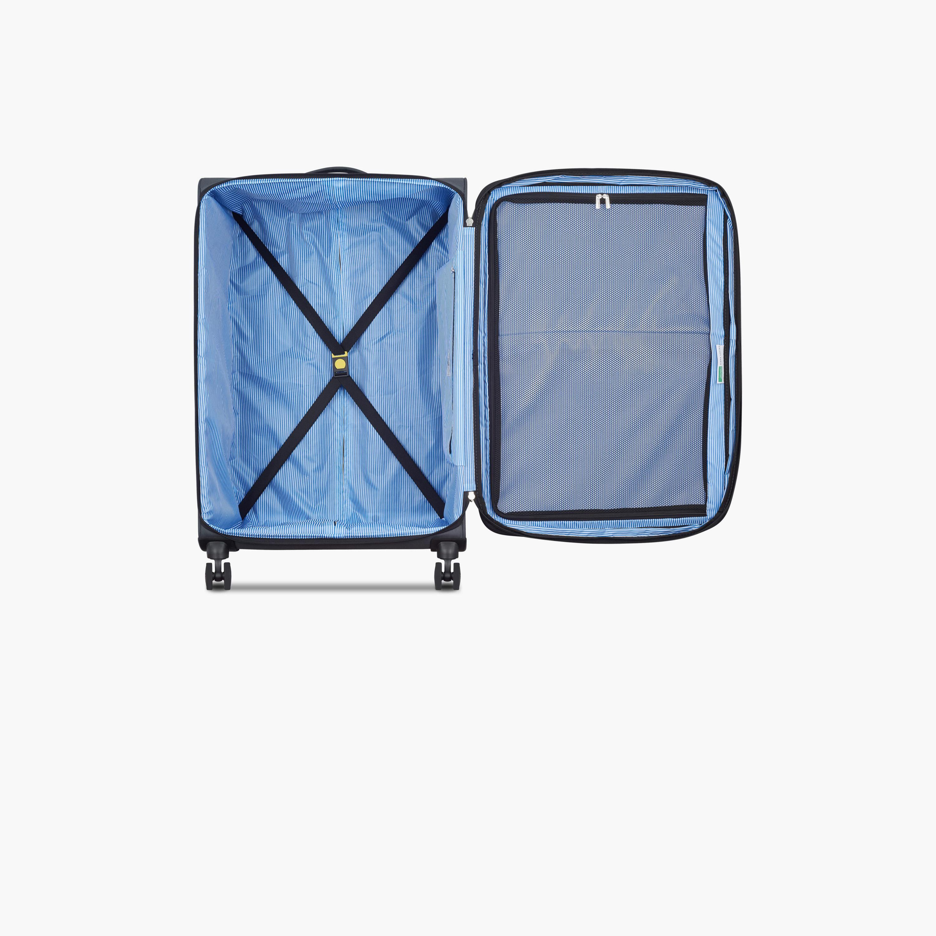 United Colors of Benetton by Delsey 81 CM Large Check-in Polyester Soft-Sided 4-Wheeler Spinner Trolley Bag with TSA Lock-travel-luggagesandbags-luggage-image-6