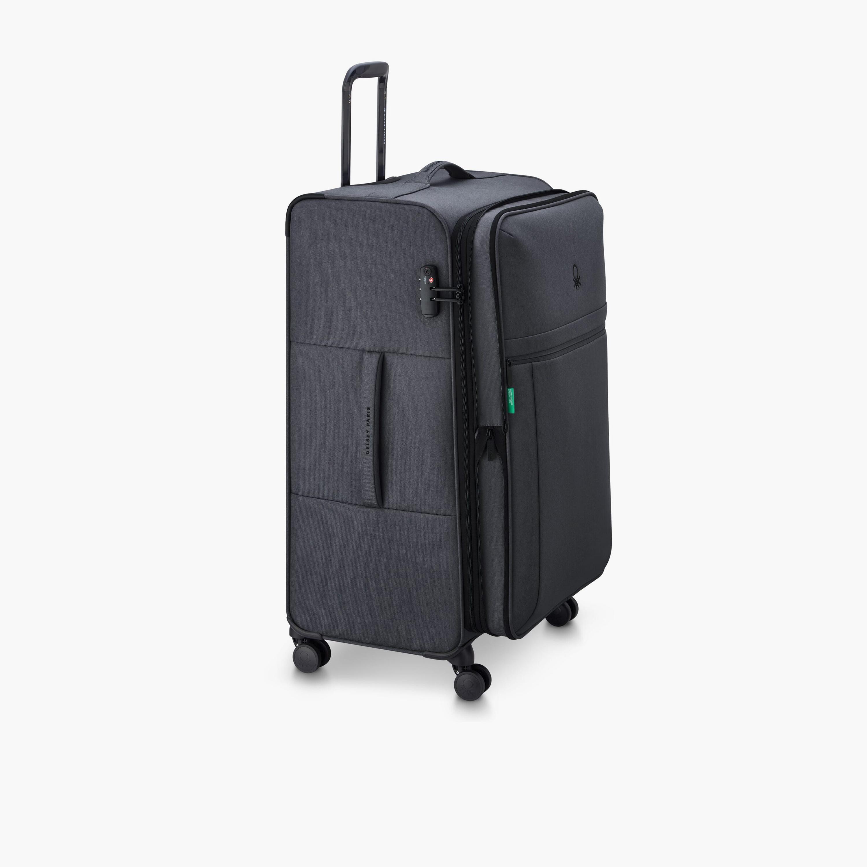 United Colors of Benetton by Delsey 69 CM Medium Check-in Polyester Soft-Sided 4-Wheeler Spinner Trolley Bag with TSA Lock-travel-luggagesandbags-luggage-image-7